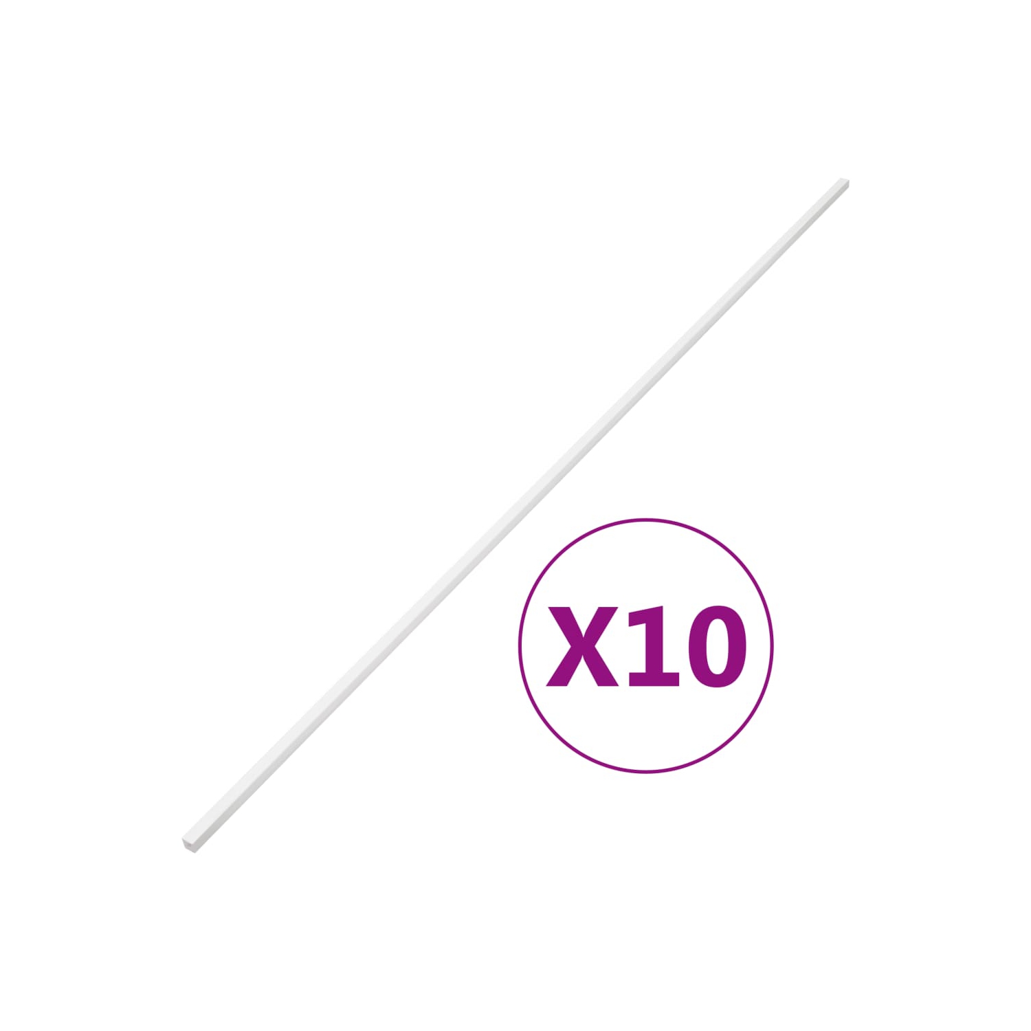 vidaXL Cable Trunking 25x16 mm 10 m PVC