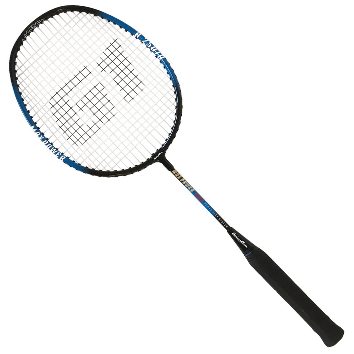 Going One Junior Badminton Racket - Steel Shaft and Isometric Aluminum Head Racquet for Youth