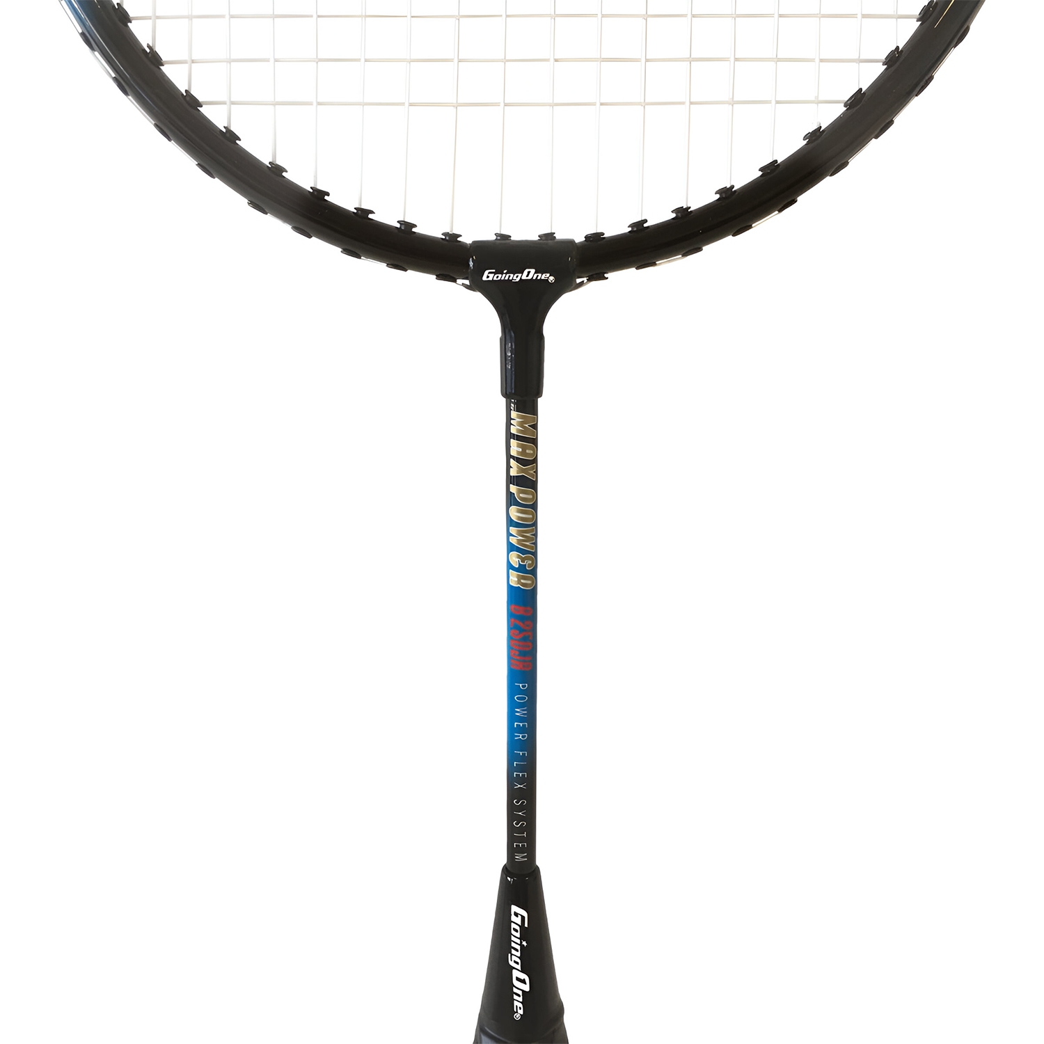Going One Junior Badminton Racket - Steel Shaft and Isometric Aluminum Head Racquet for Youth