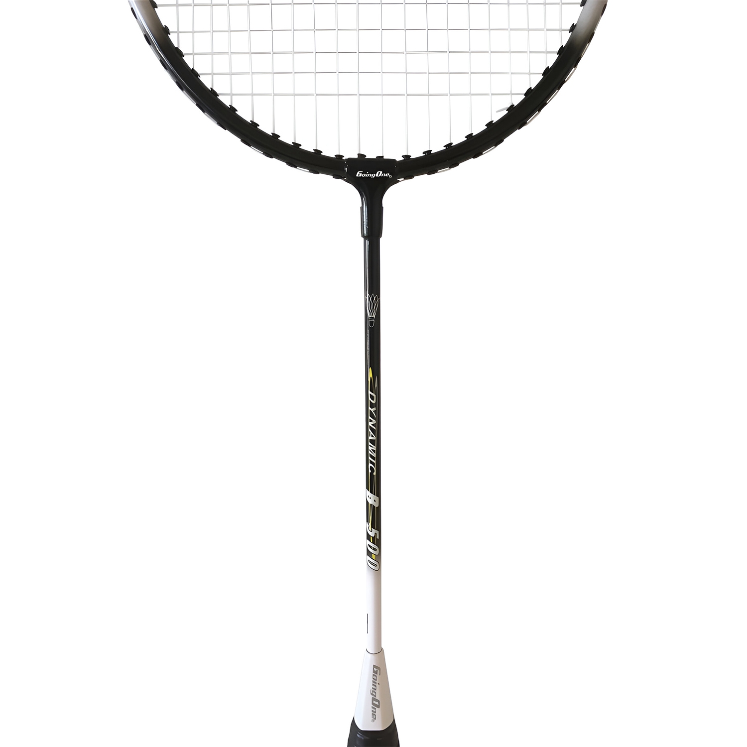 Going One Indoor Badminton Racket - Hardened Steel Shaft and Isometric Aluminum Head Racquet