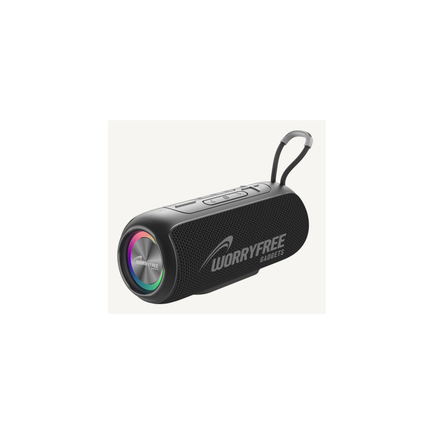 Wireless Portable Waterproof Bluetooth Speaker with RGB Lights- Camo