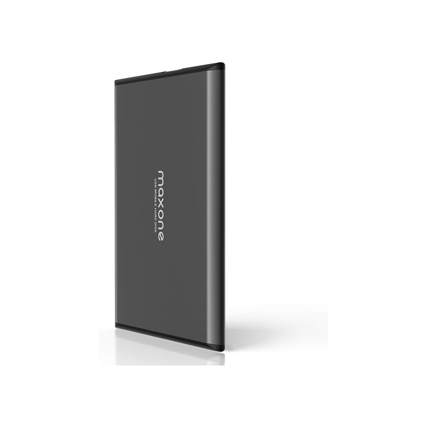 Maxone 500GB Portable External Hard Drive, Ultra Slim USB3.0 HDD Storage Compatible for PC, PS4, Desktop, Laptop, Xbox One Charcoal Grey