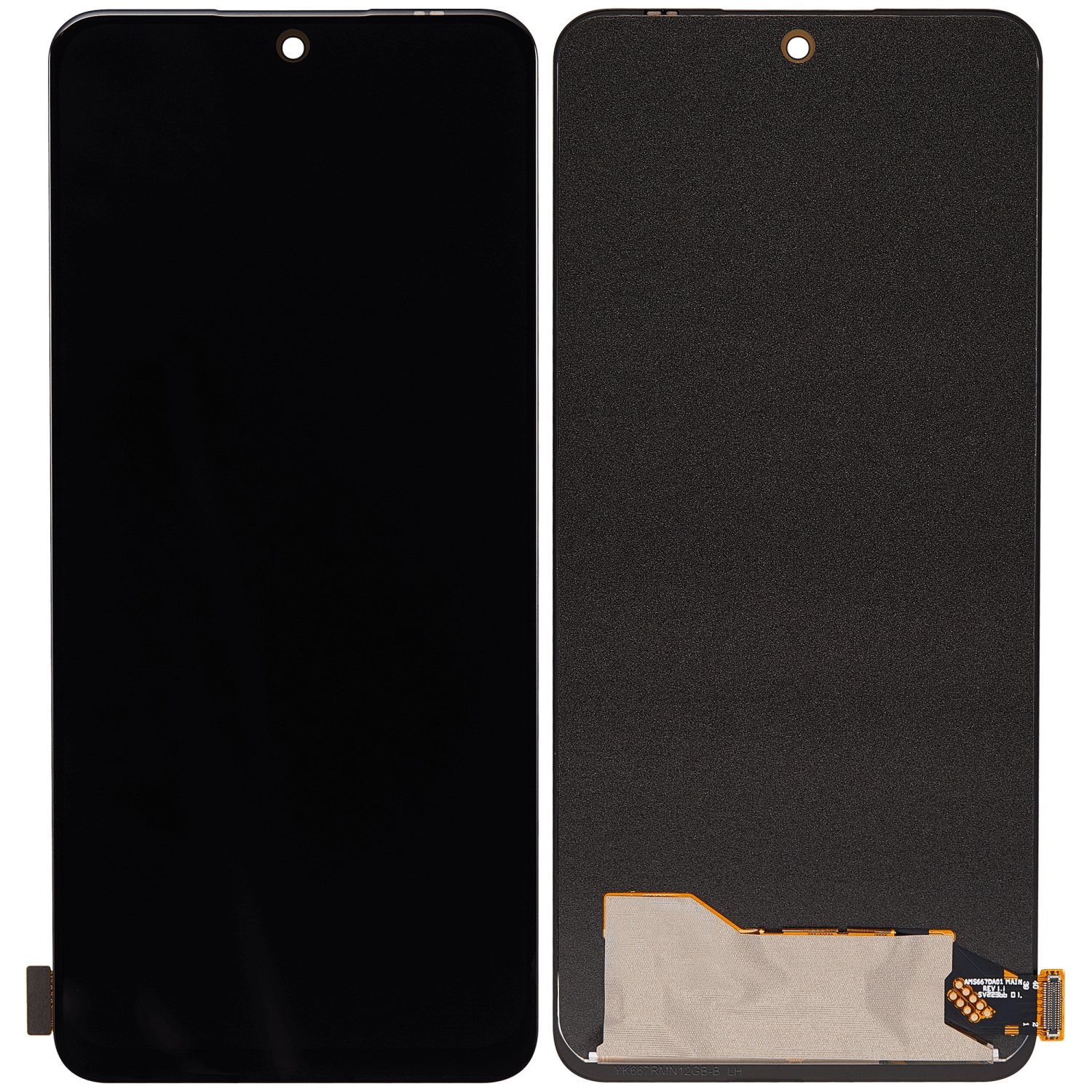 Replacement OLED Assembly no Frame Compatible For Xiaomi Redmi Note 12 4G / Redmi Note 12 5G (Aftermarket Plus)
