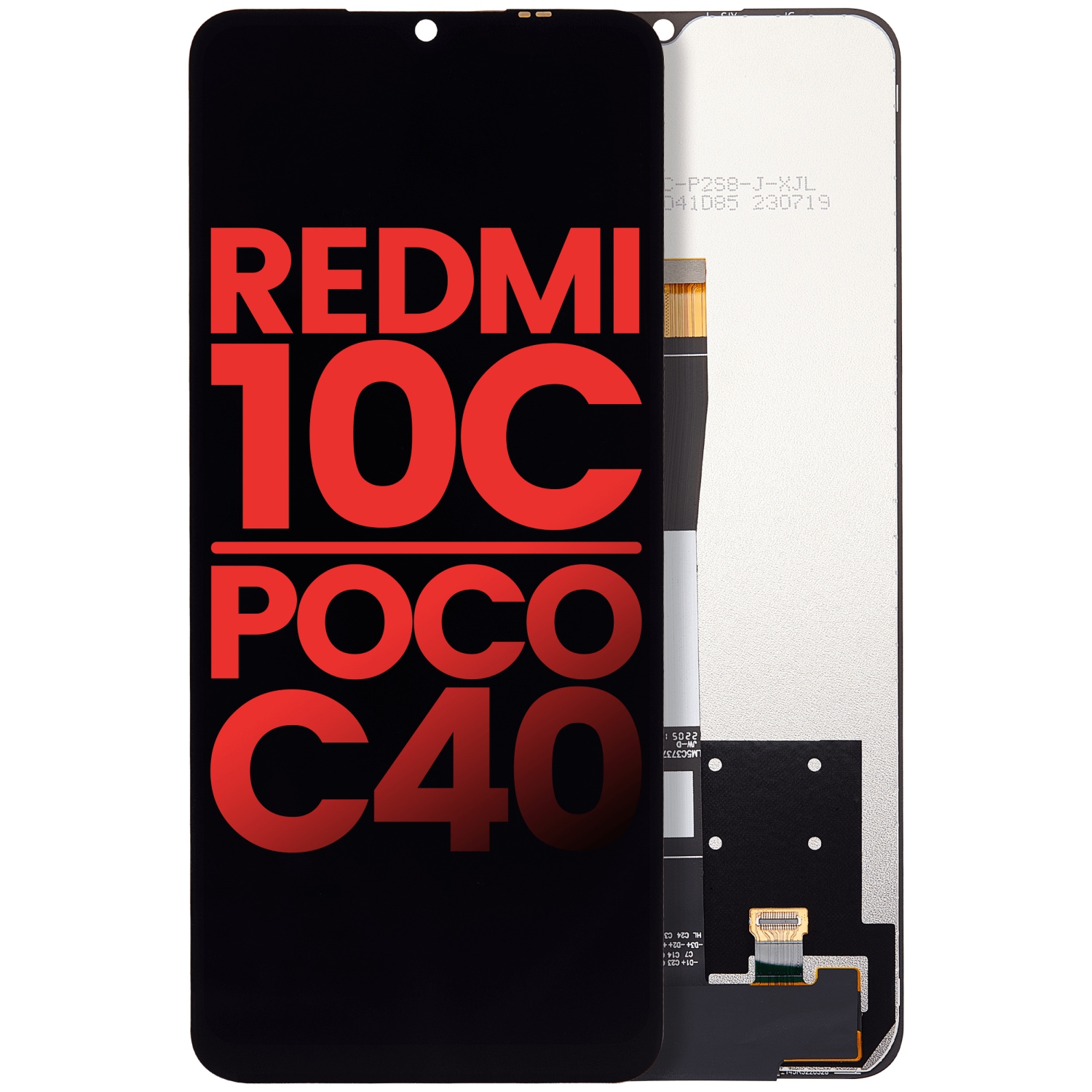 Replacement LCD Assembly Without Frame Compatible For Xiaomi Redmi 10C / Xiaomi Poco C40 (All Colors)