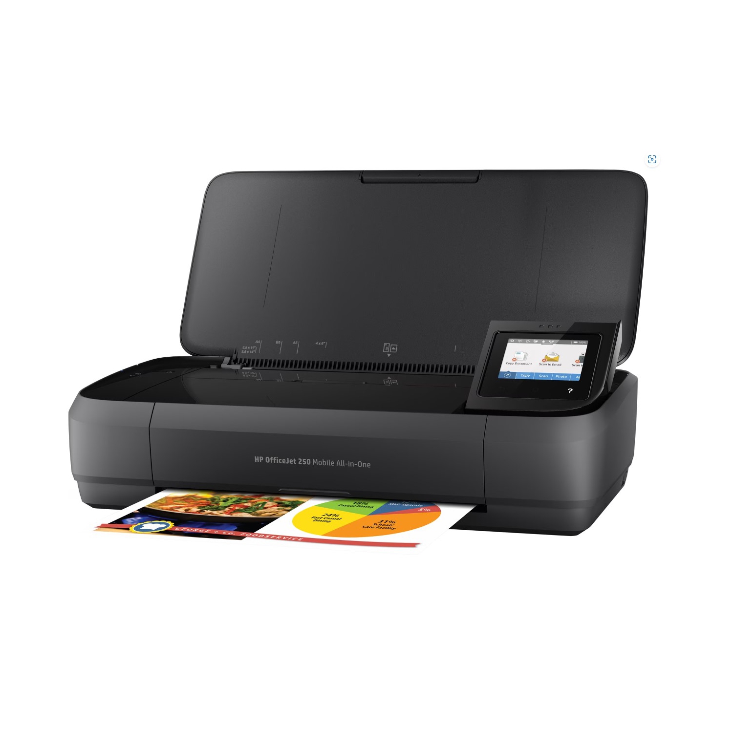 Remis à neuf - imprimante tout-en-un mobile OfficeJet 250 de HP