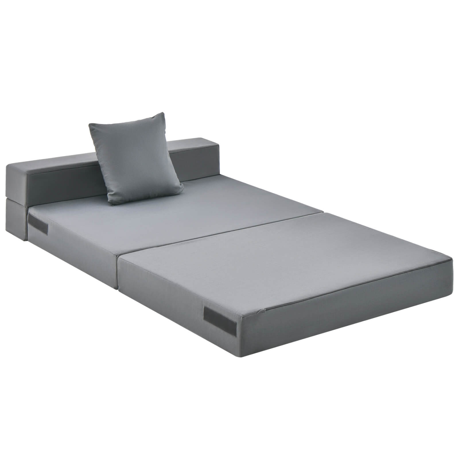 Matelas pliant de Costway avec oreiller 6 pouces canapé-lit à trois volets avec mousse haute densité