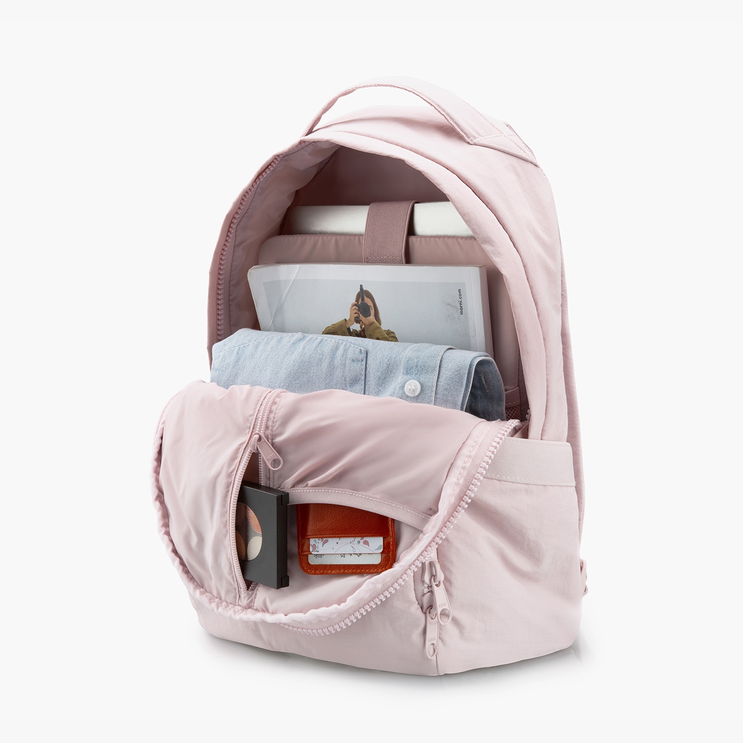 Sac à dos léger Bagsmart Zorauesque, 13,3 po, rose