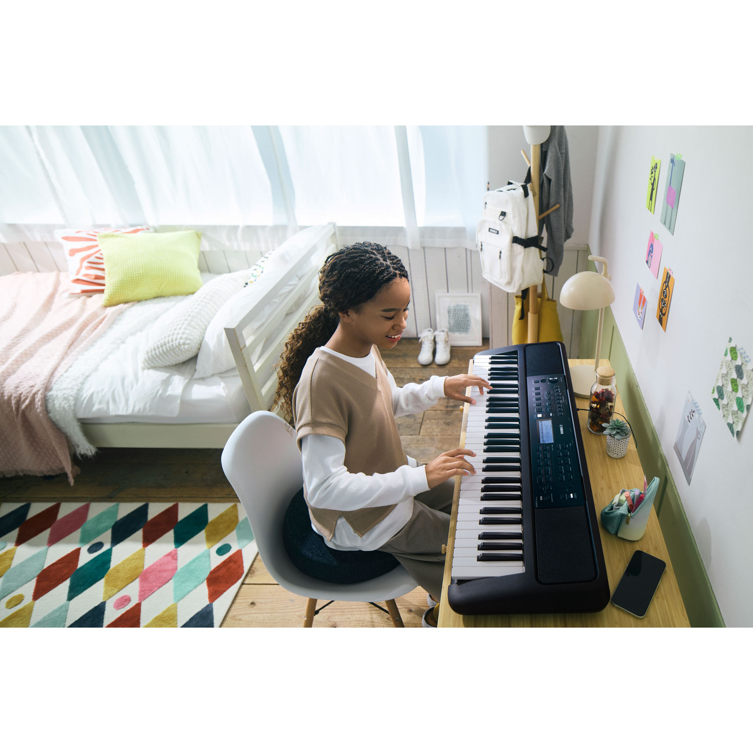 Clavier électrique portatif à 61 touches PSRE383 de Yamaha