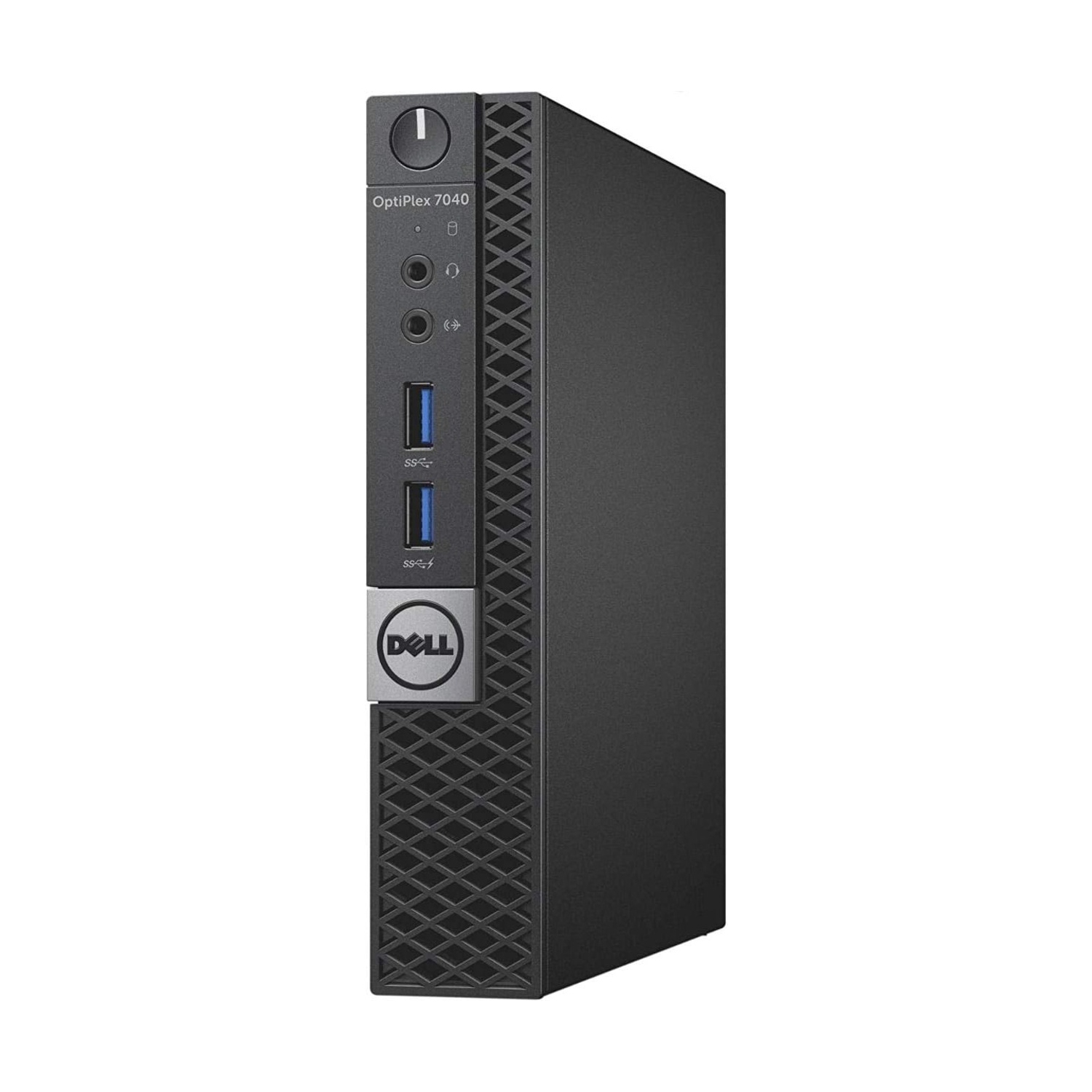 Refurbished Dell OptiPlex 7040, Tiny Intel HD Graphics 530,i7-6700T, 16GB, 256GB, PCIe, 2 Years Warranty, 100852-21024
