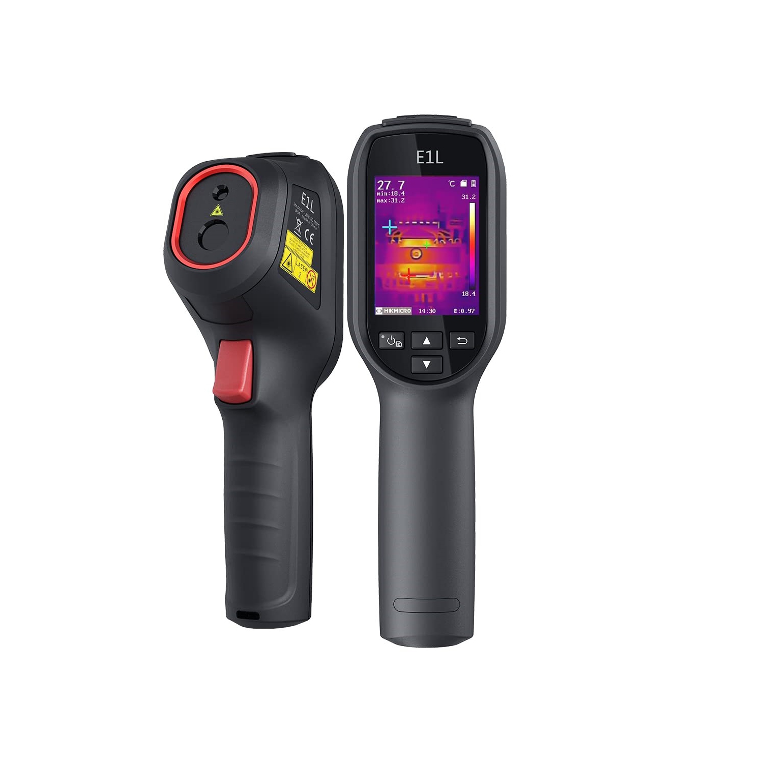 Remis à neuf - caméra d'imagerie thermique compacte HIKMICRO E1&nbsp;L, résolution IR 160 x 120/19200 pixels, taux de rafraîchissement 25&nbsp;Hz