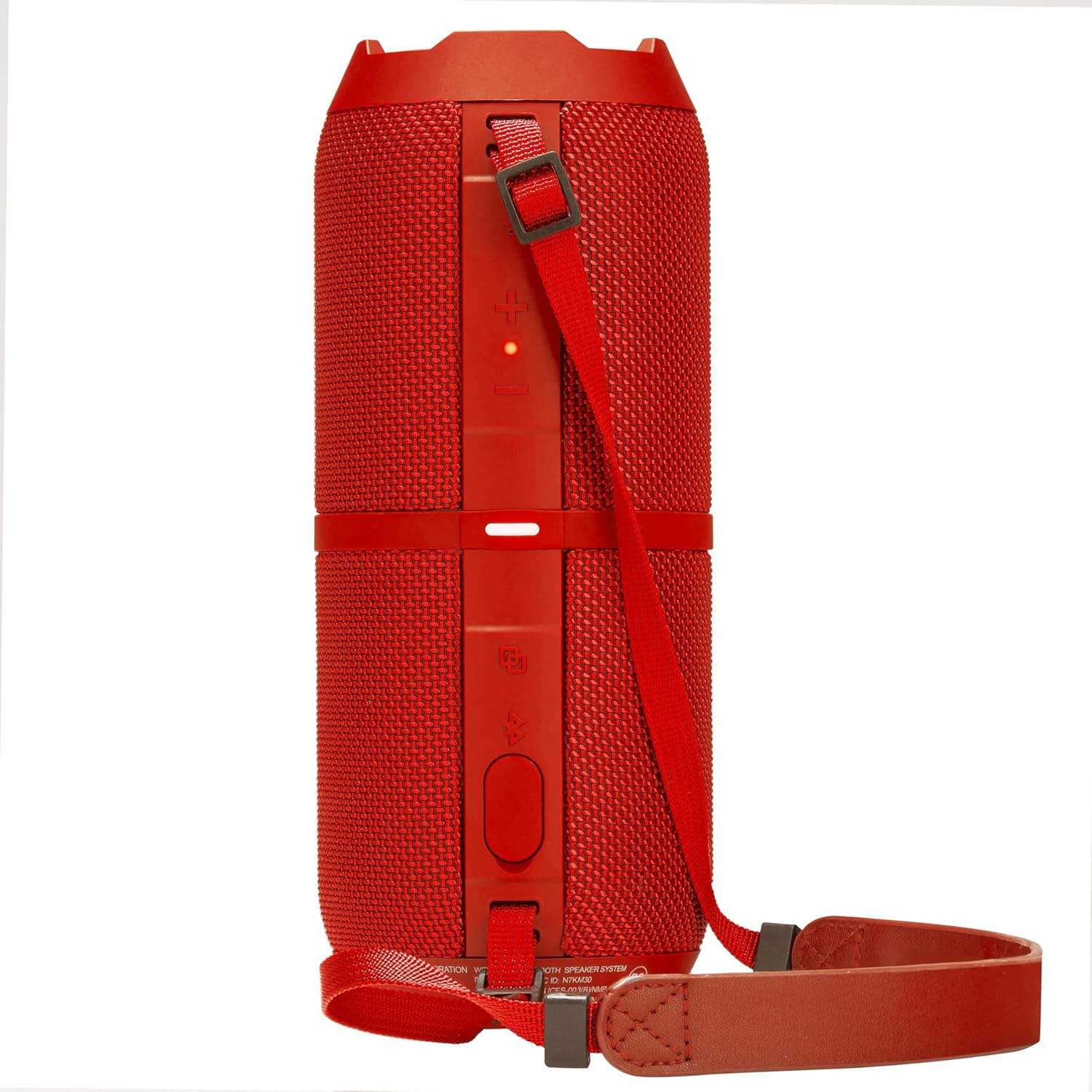 The Sharp Crystal Clear Series Bluetooth Speaker-Red