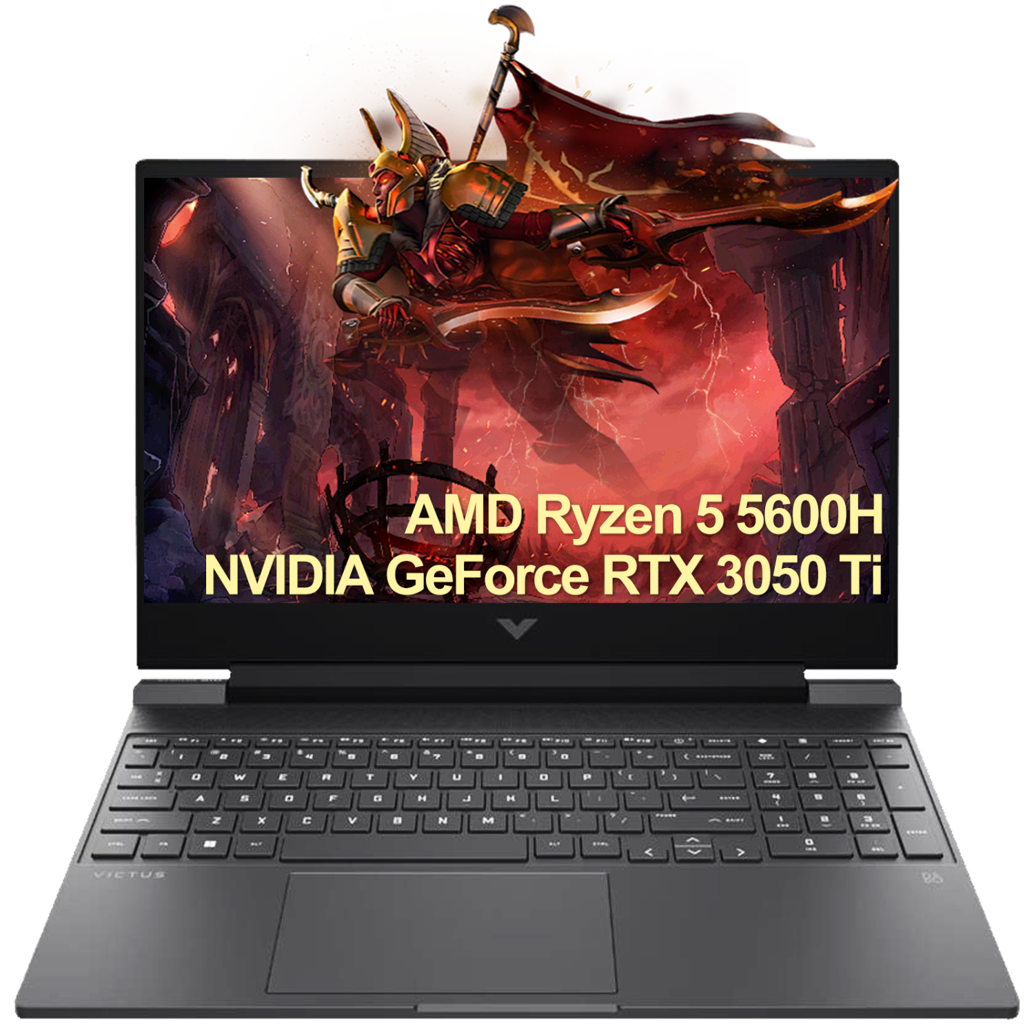 HP Victus 15.6" Gaming Laptop 144Hz FHD Display, AMD Ryzen 5 5600H, Nvidia GeForce RTX 3050 Ti, 32GB RAM, 512GB SSD, Windows 11 Home, Mica Silver