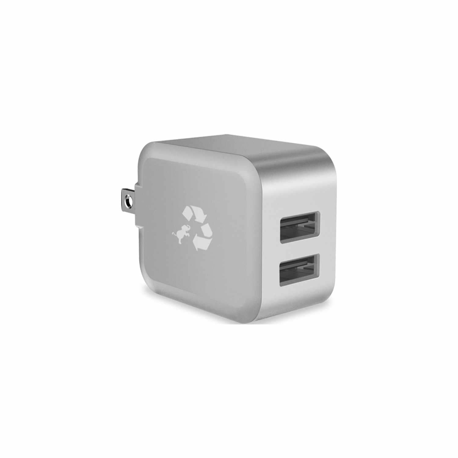 Nimble 12W Bundle with USB-A to Lightning cable | Silver