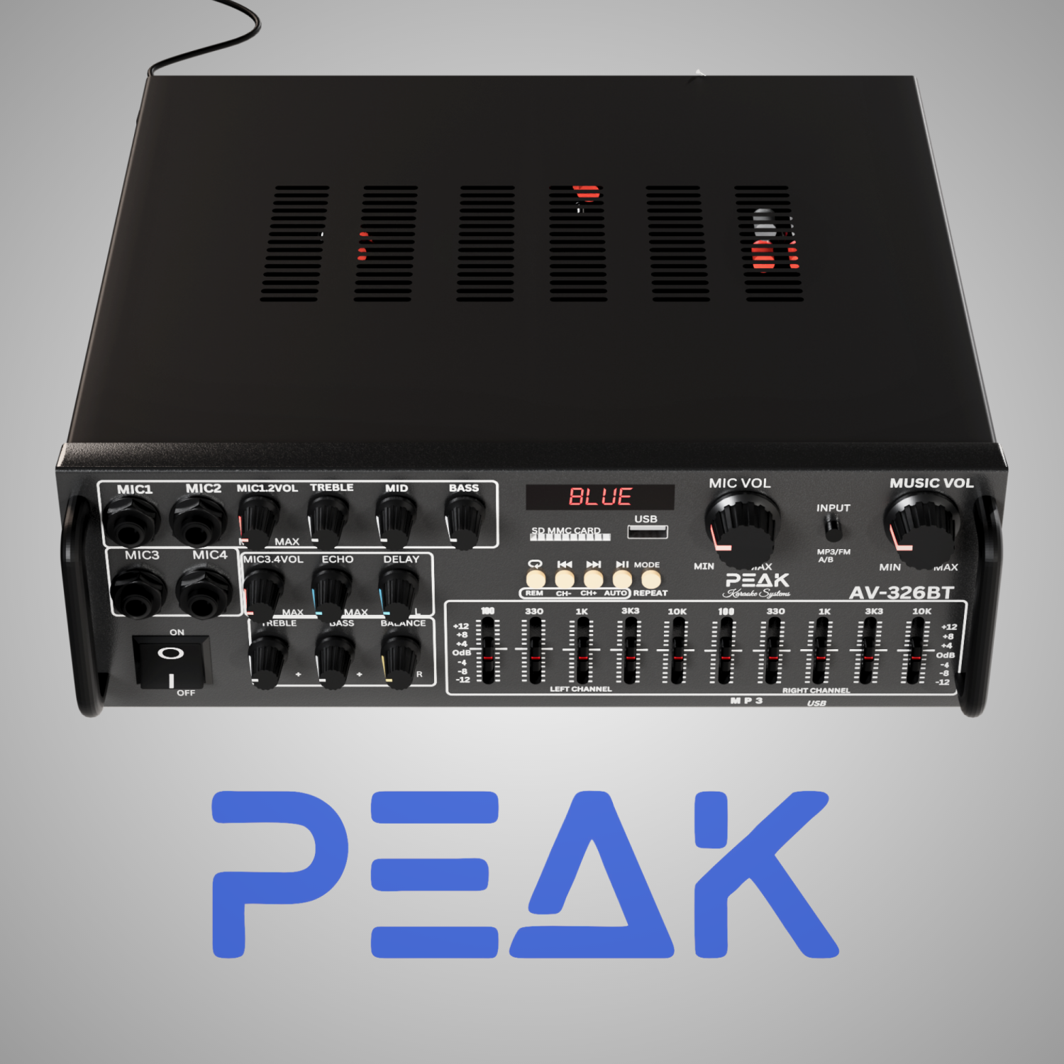 PEAK Elite Series Karaoke Amplifier - 1200W