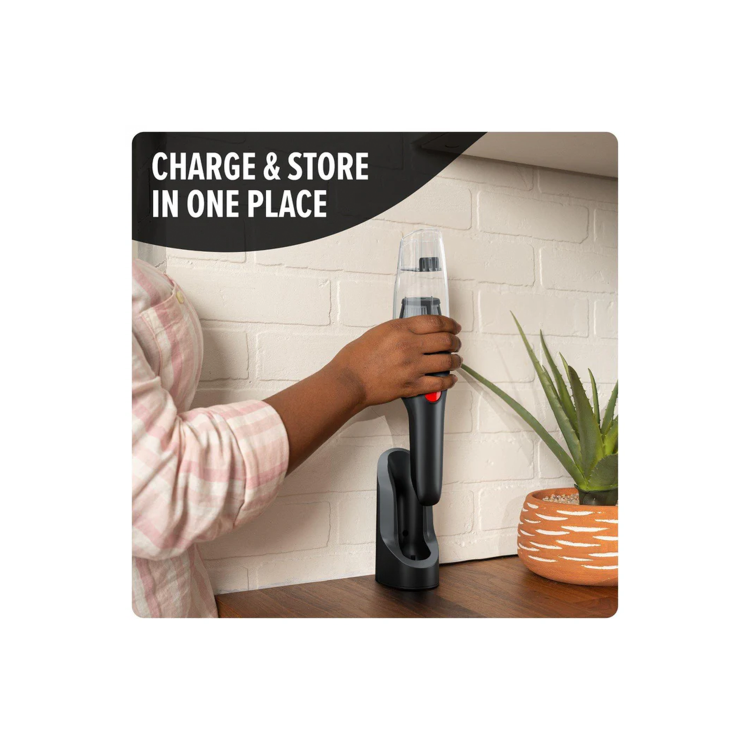 Refurbished Excellent - Dirt Devil 8V Grab & Go+ Cordless Hand Vacuum