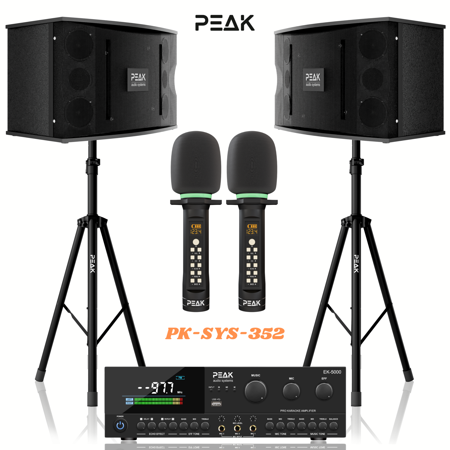 PEAK Karaoke ONYX Premium DEFIANCE STAGE II System - 3000W