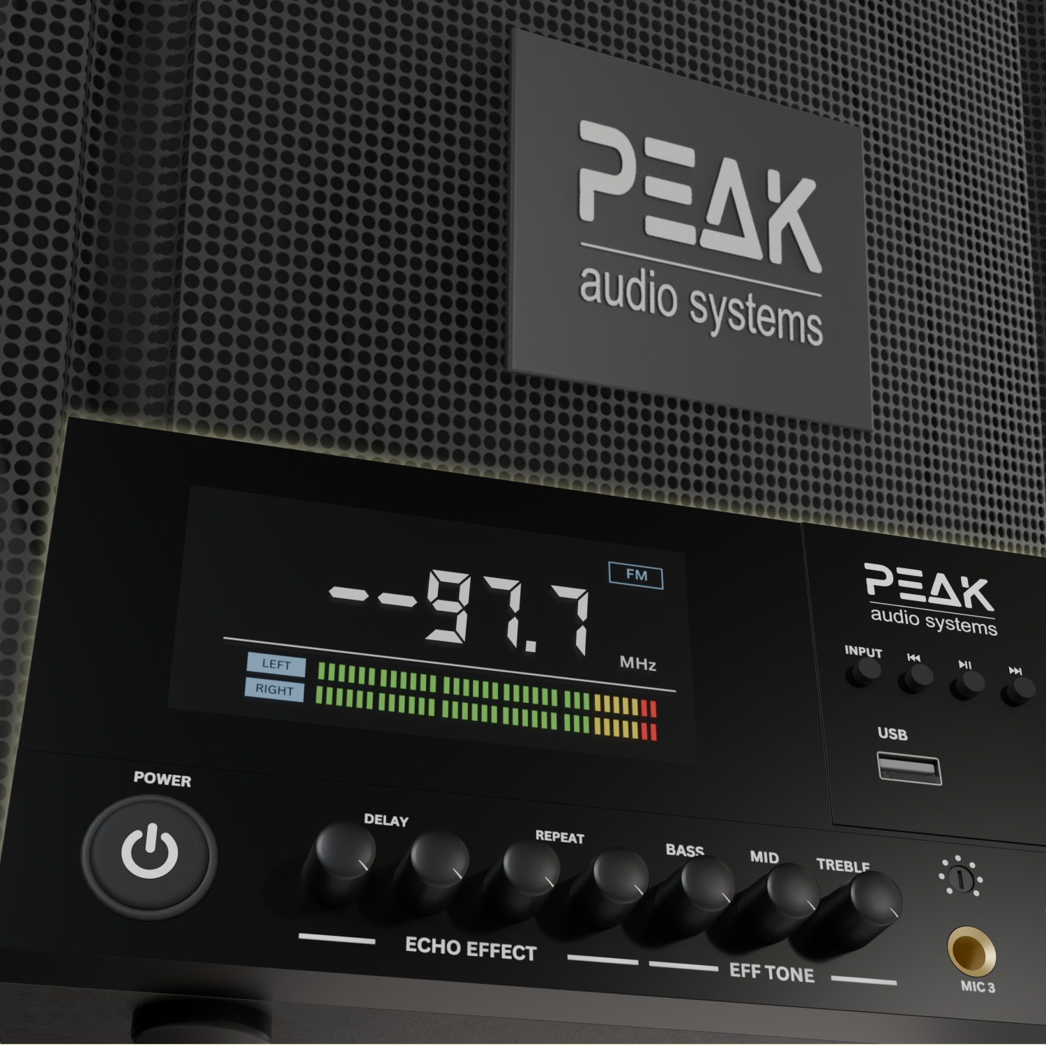 PEAK Karaoke ONYX Premium DEFIANCE STAGE II System - 3000W