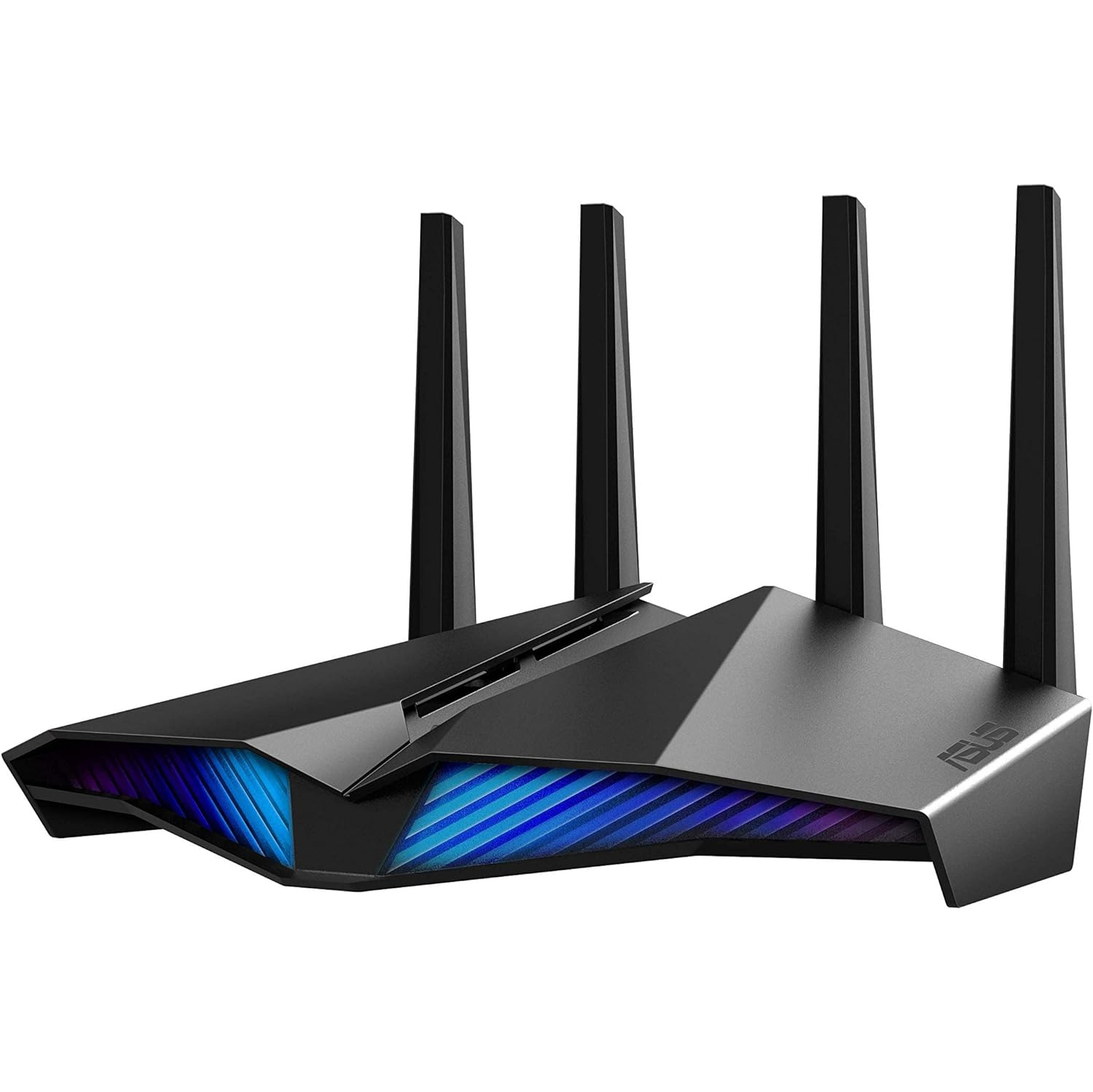 Remis à neuf - routeur de jeu extensible Wi-Fi 6 bibande RT-AX82U (AX5400) d'ASUS, port de jeu, mode de jeu mobile, aura RGB, compatible PS5