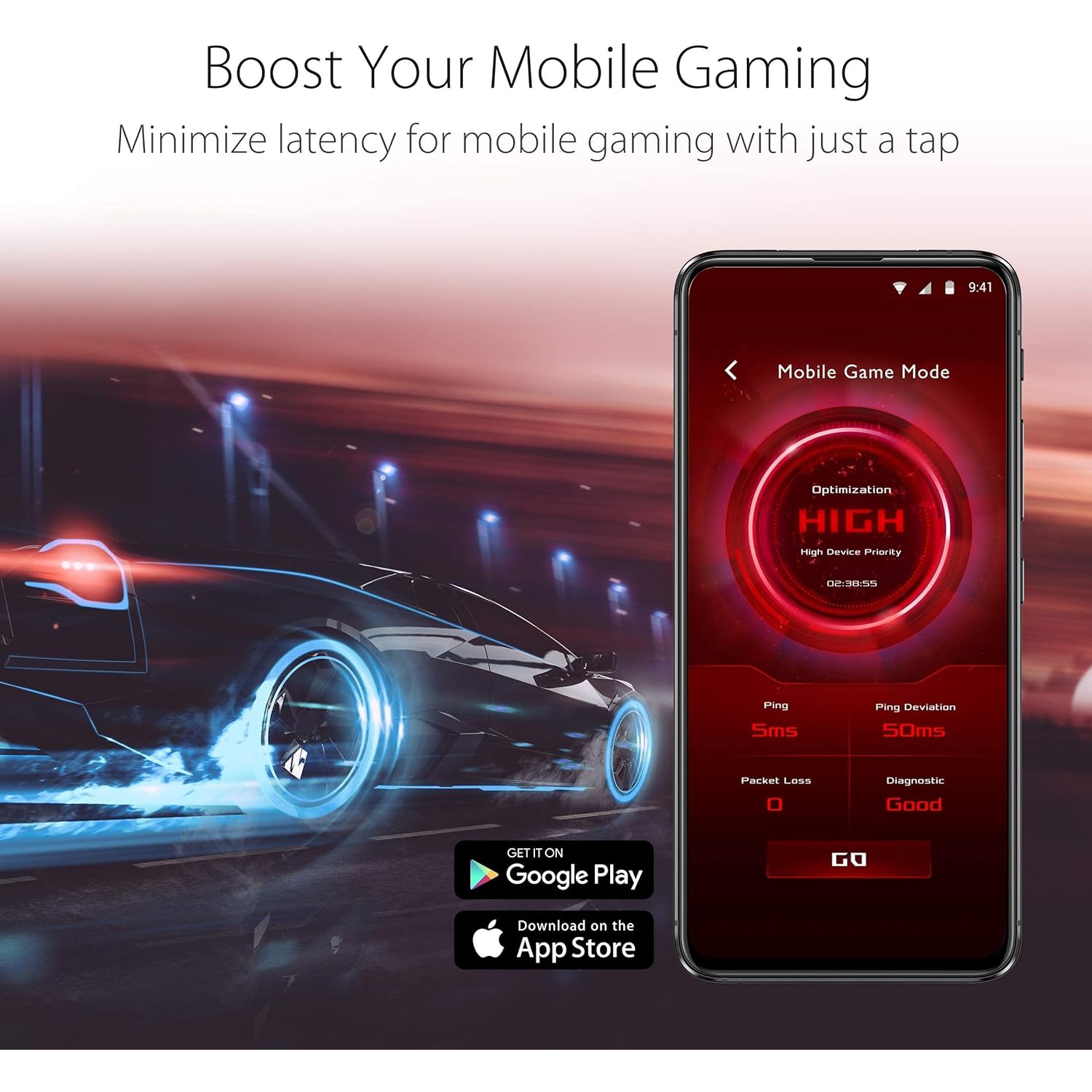 Remis à neuf - routeur de jeu extensible Wi-Fi 6 bibande RT-AX82U (AX5400) d'ASUS, port de jeu, mode de jeu mobile, aura RGB, compatible PS5