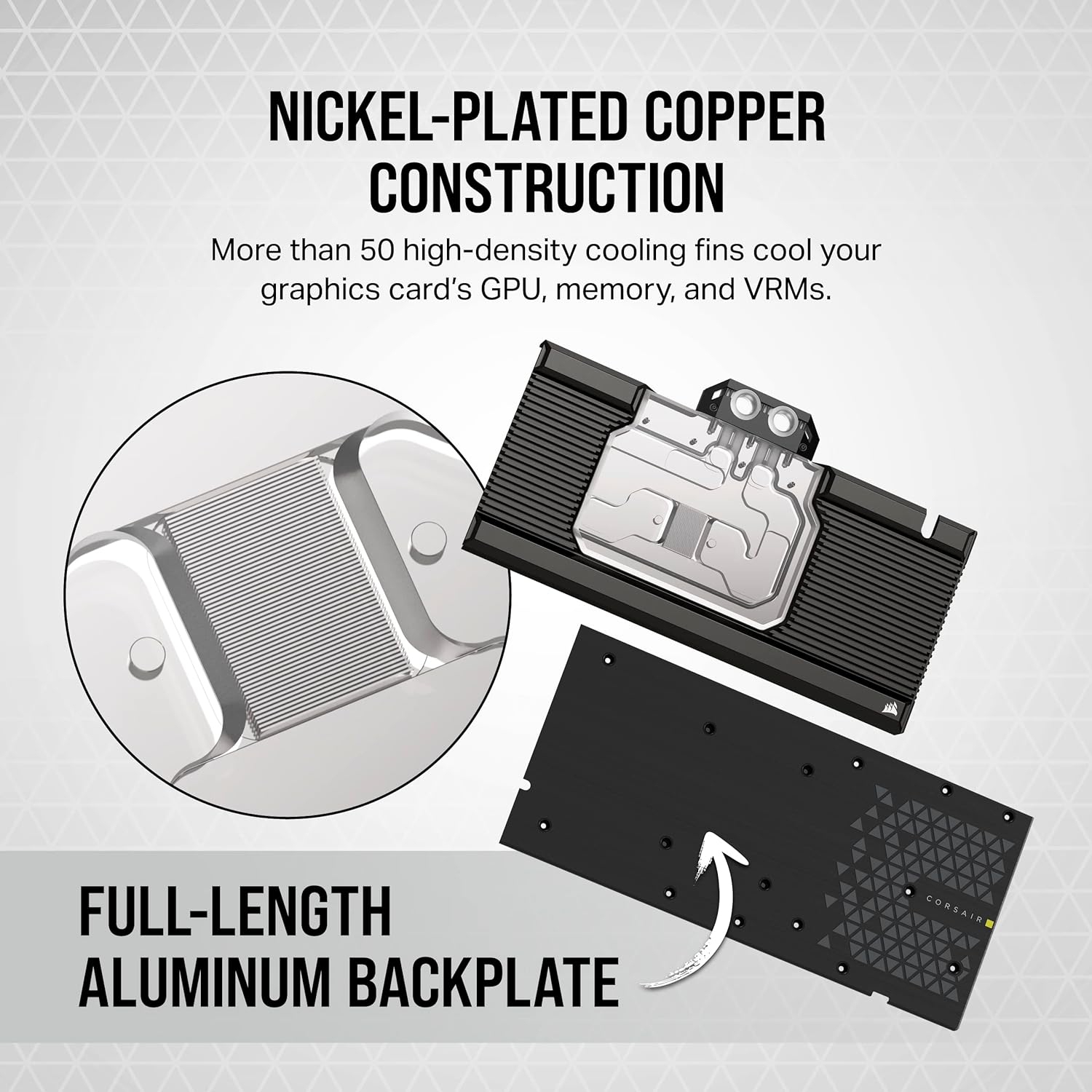 Corsair Hydro X Series XG7 RGB 4080 SUPRIM/Trio GPU Water Block - for MSI GeForce RTX™ 4080 SUPRIM and Gaming Trio Cards