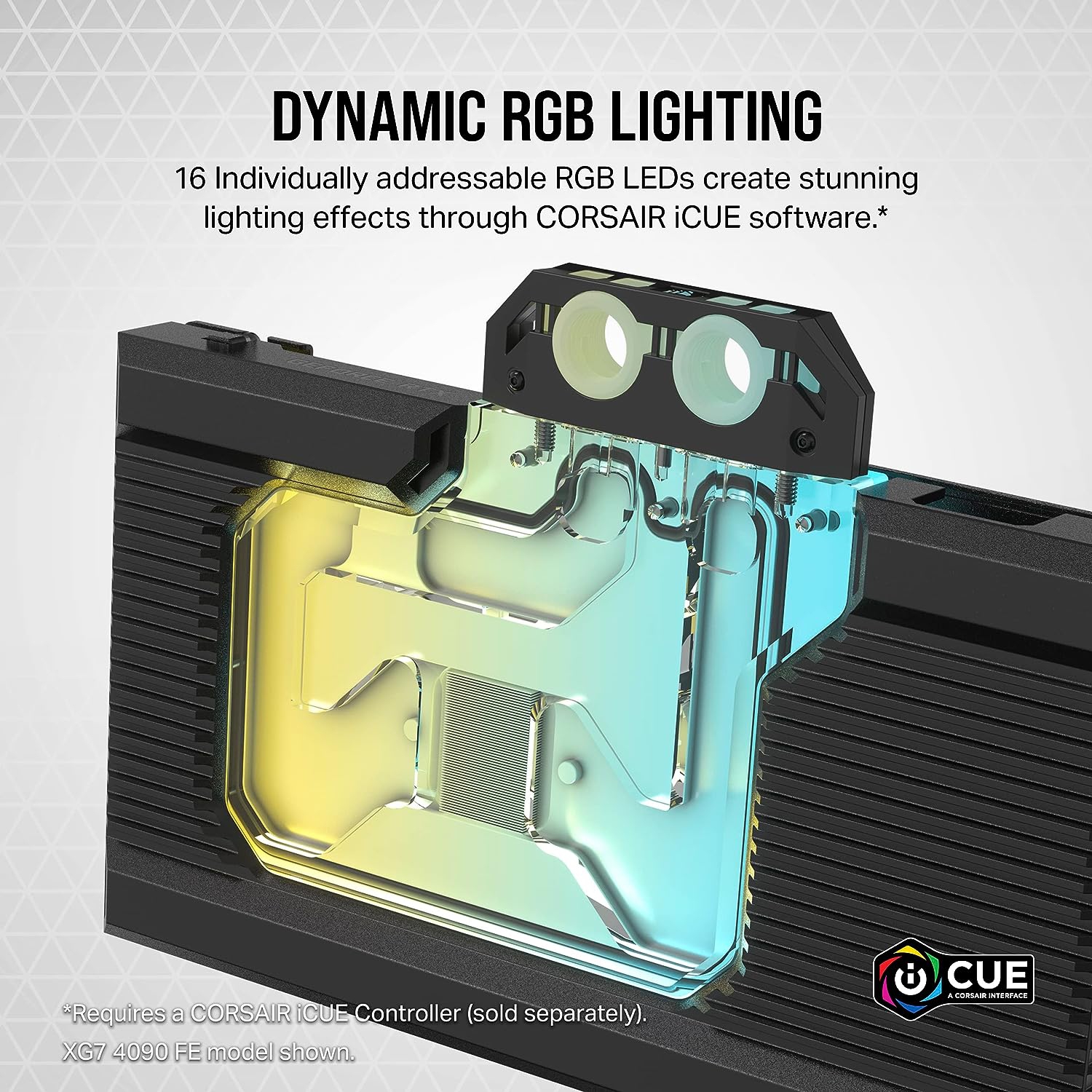 Corsair Hydro X Series XG7 RGB 4080 SUPRIM/Trio GPU Water Block - for MSI GeForce RTX™ 4080 SUPRIM and Gaming Trio Cards