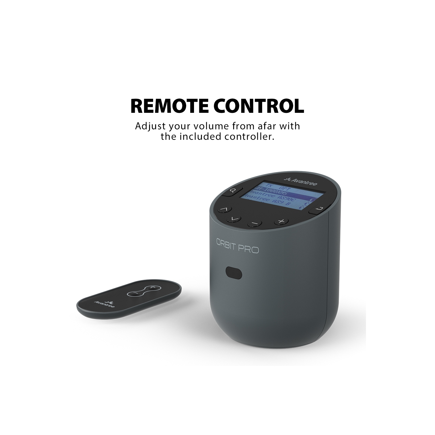 Orbit Pro d'Avantree – Émetteur et récepteur audio Bluetooth pour téléviseur avec intercommunication audio ambiophonique 5,1, télécommande, délai de