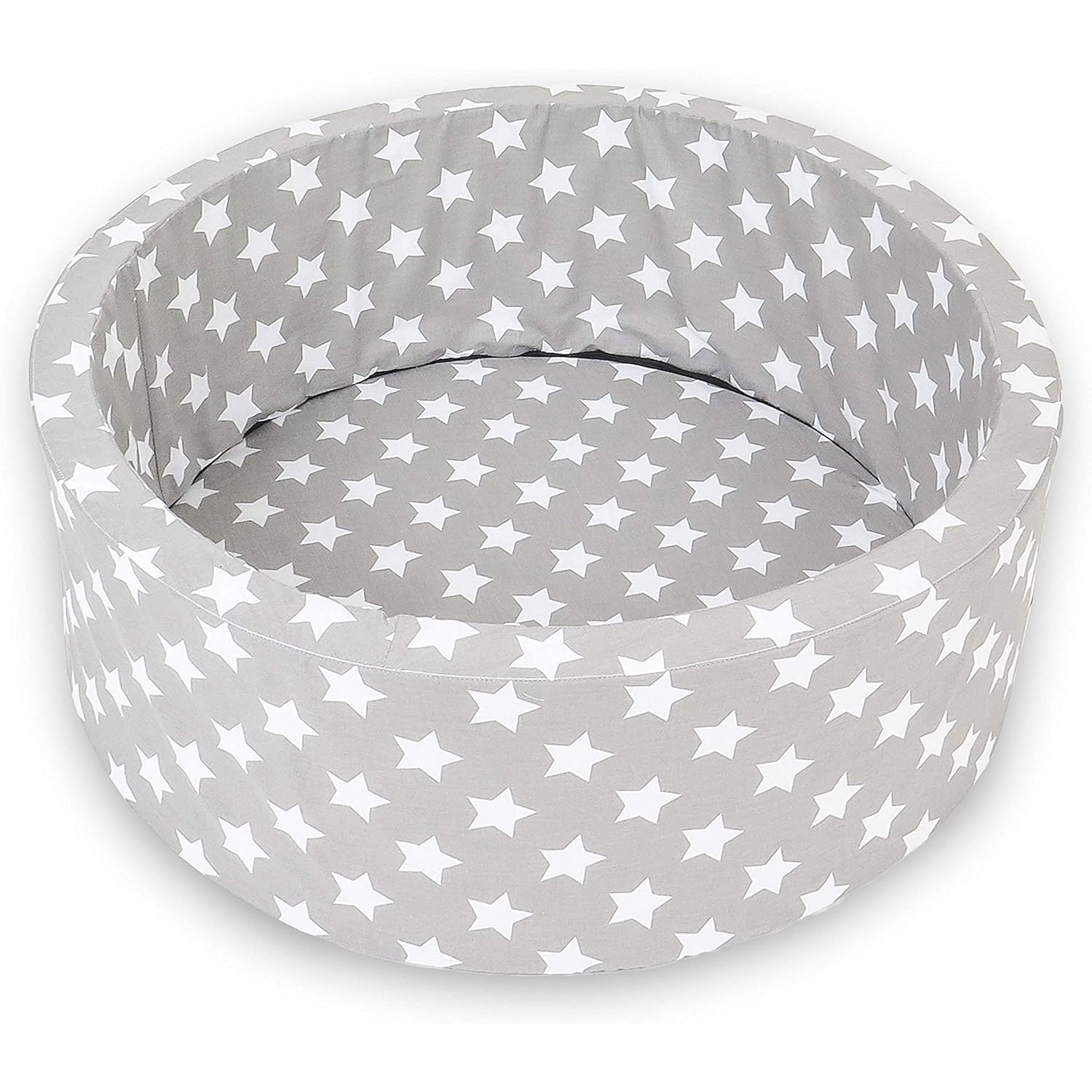 Delsit Kids Foam Ball Pit - Indoor Play Ball Pool for Toddlers and Babies; Includes 200 Balls, European Made Toy