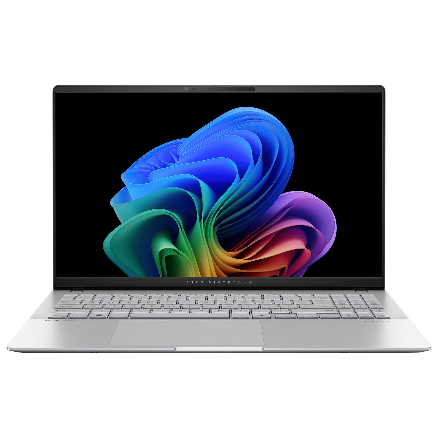 ASUS Vivobook S 15 OLED 15.6" Copilot+ PC Laptop - Cool Silver (Snapdragon X Plus/16GB RAM/512GB SSD)