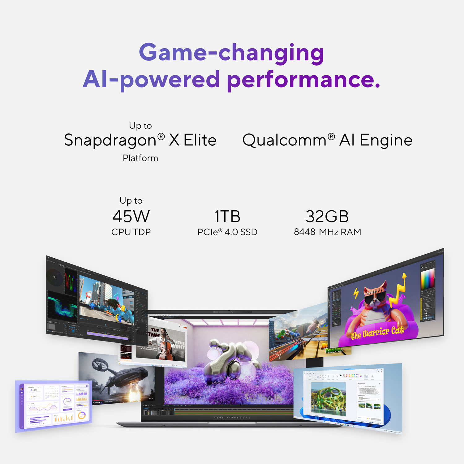 Portable VivoBook S 15 Copilot+ PC DELO de 15,6 po d'ASUS