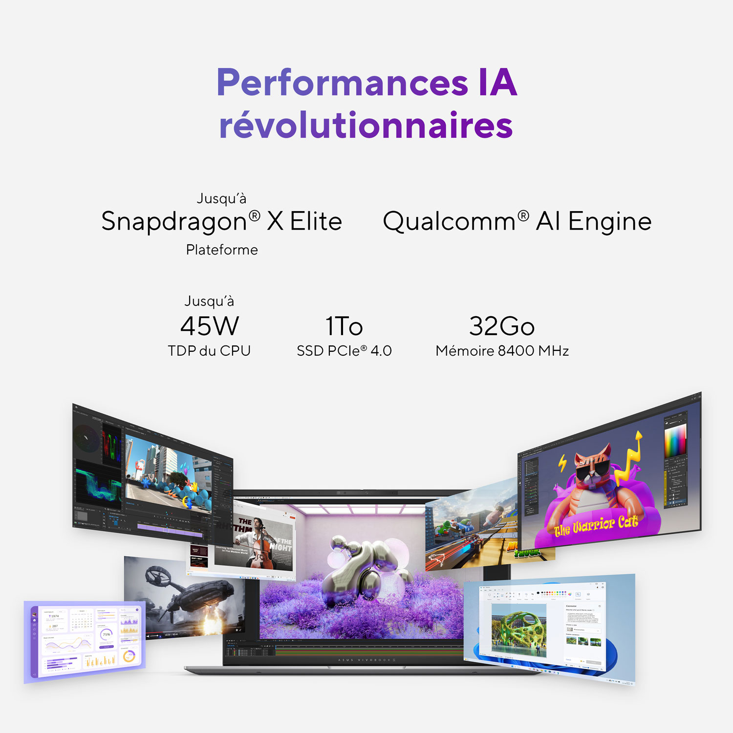 Portable VivoBook S 15 Copilot+ PC DELO de 15,6 po d'ASUS