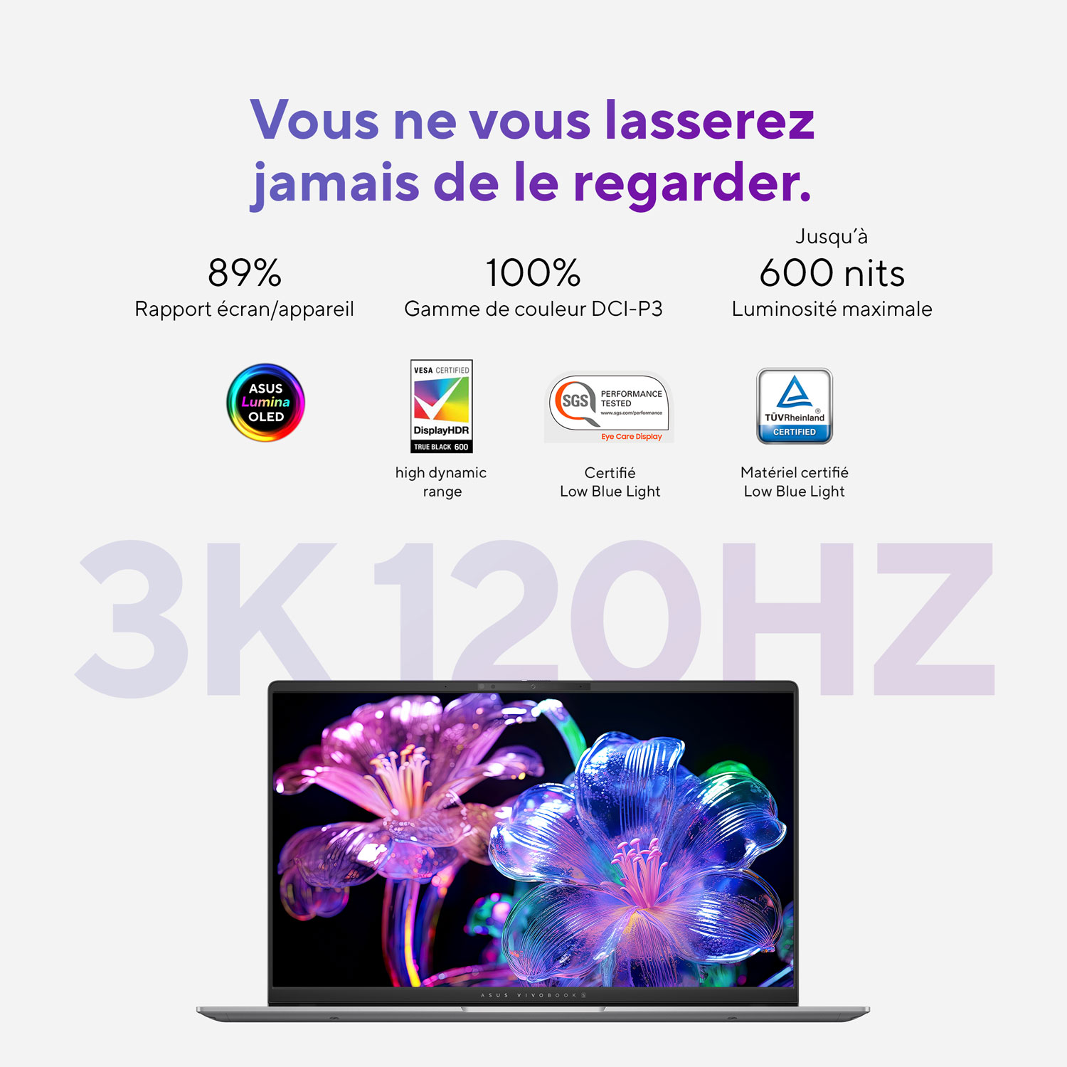 Portable VivoBook S 15 Copilot+ PC DELO de 15,6 po d'ASUS