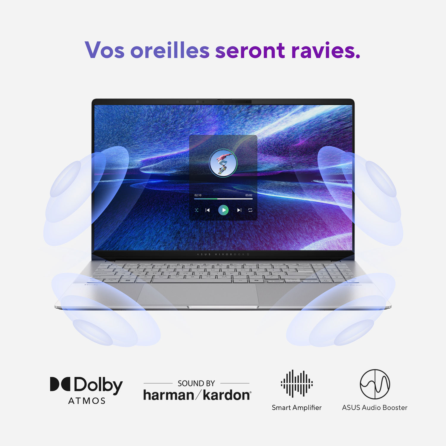 Portable VivoBook S 15 Copilot+ PC DELO de 15,6 po d'ASUS