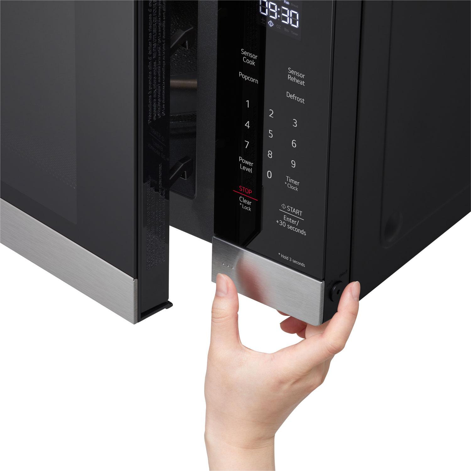 LG 1.5 Cu. Ft. Microwave with Smart Inverter - Stainless Steel