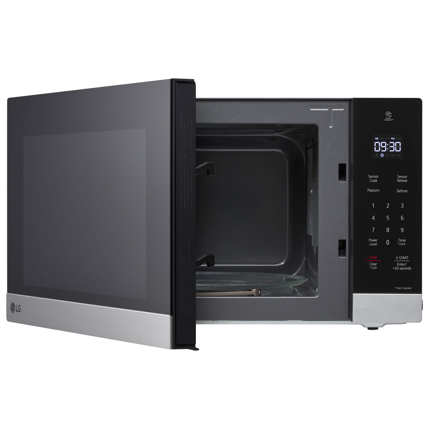 LG 1.5 Cu. Ft. Microwave with Smart Inverter - Stainless Steel