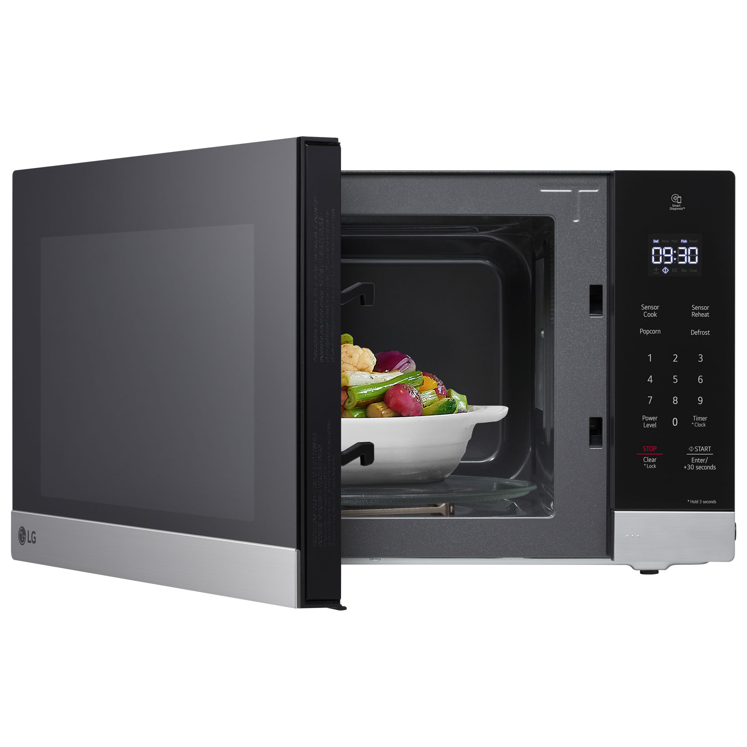 LG 1.5 Cu. Ft. Microwave with Smart Inverter - Stainless Steel