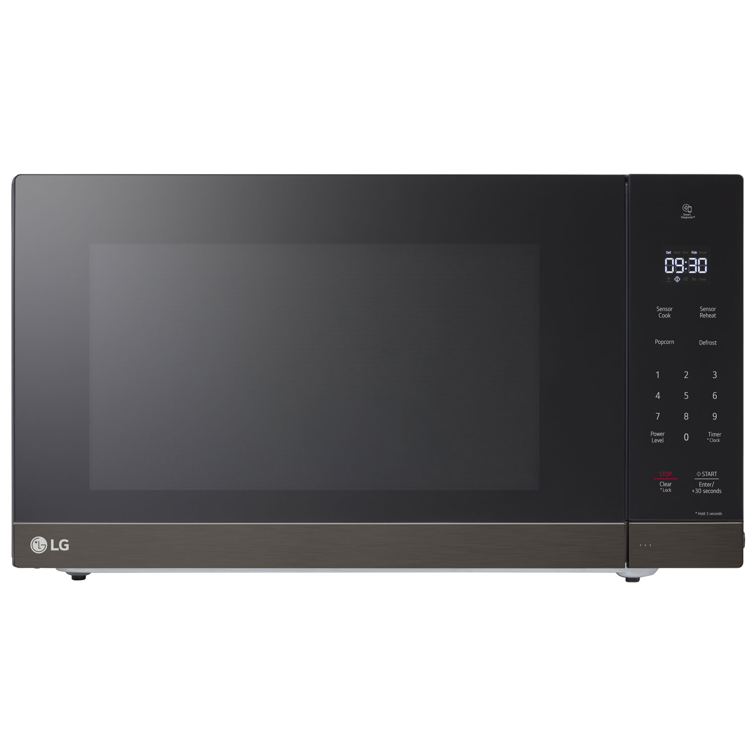 LG NeoChef 2.0 Cu. Ft. Microwave with Smart Inverter (MSER2090D) - Black Stainless Steel