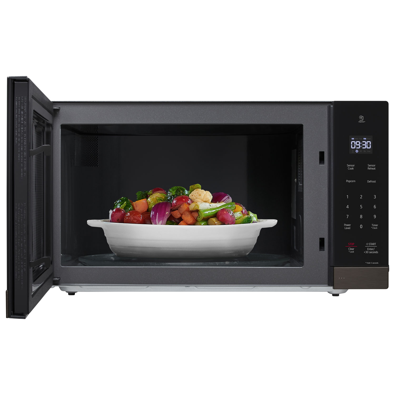 LG NeoChef 2.0 Cu. Ft. Microwave with Smart Inverter - Black Stainless Steel