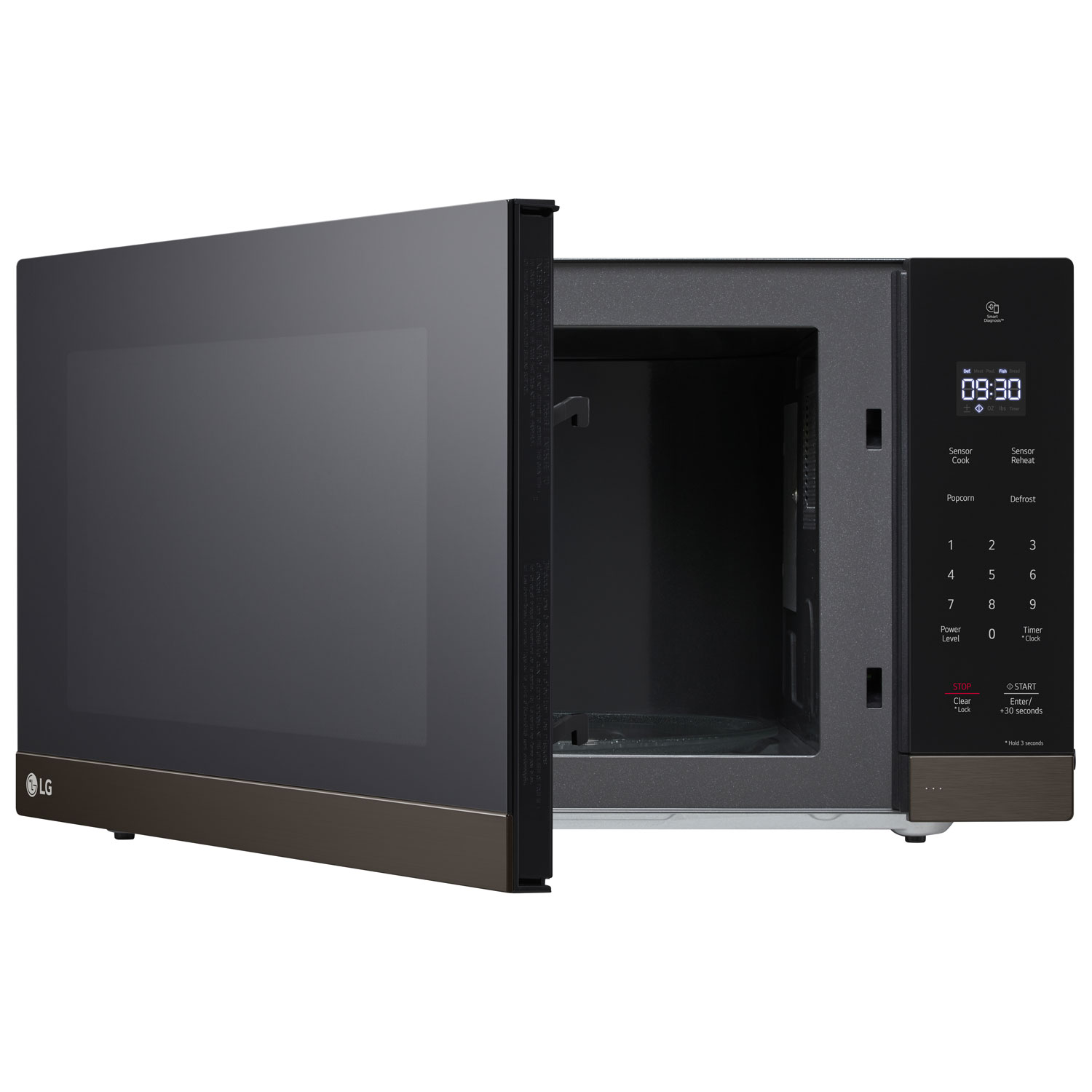 LG NeoChef 2.0 Cu. Ft. Microwave with Smart Inverter - Black Stainless Steel