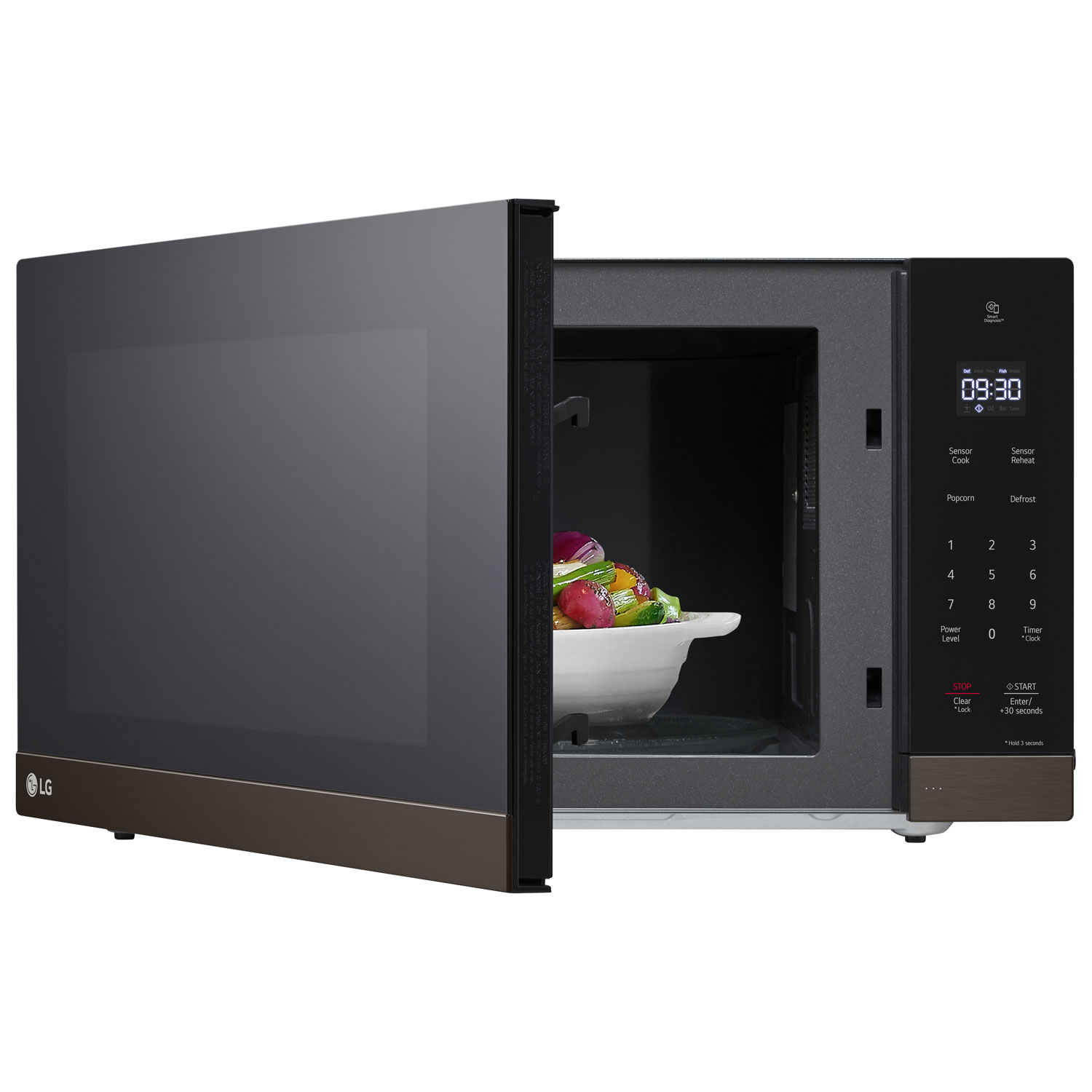 LG NeoChef 2.0 Cu. Ft. Microwave with Smart Inverter - Black Stainless Steel