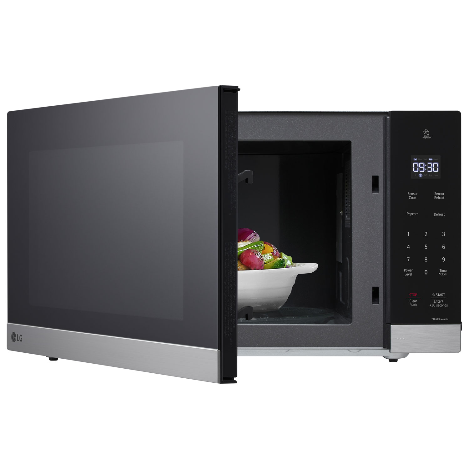 LG NeoChef 2.0 Cu. Ft. Microwave with Smart Inverter - Stainless Steel