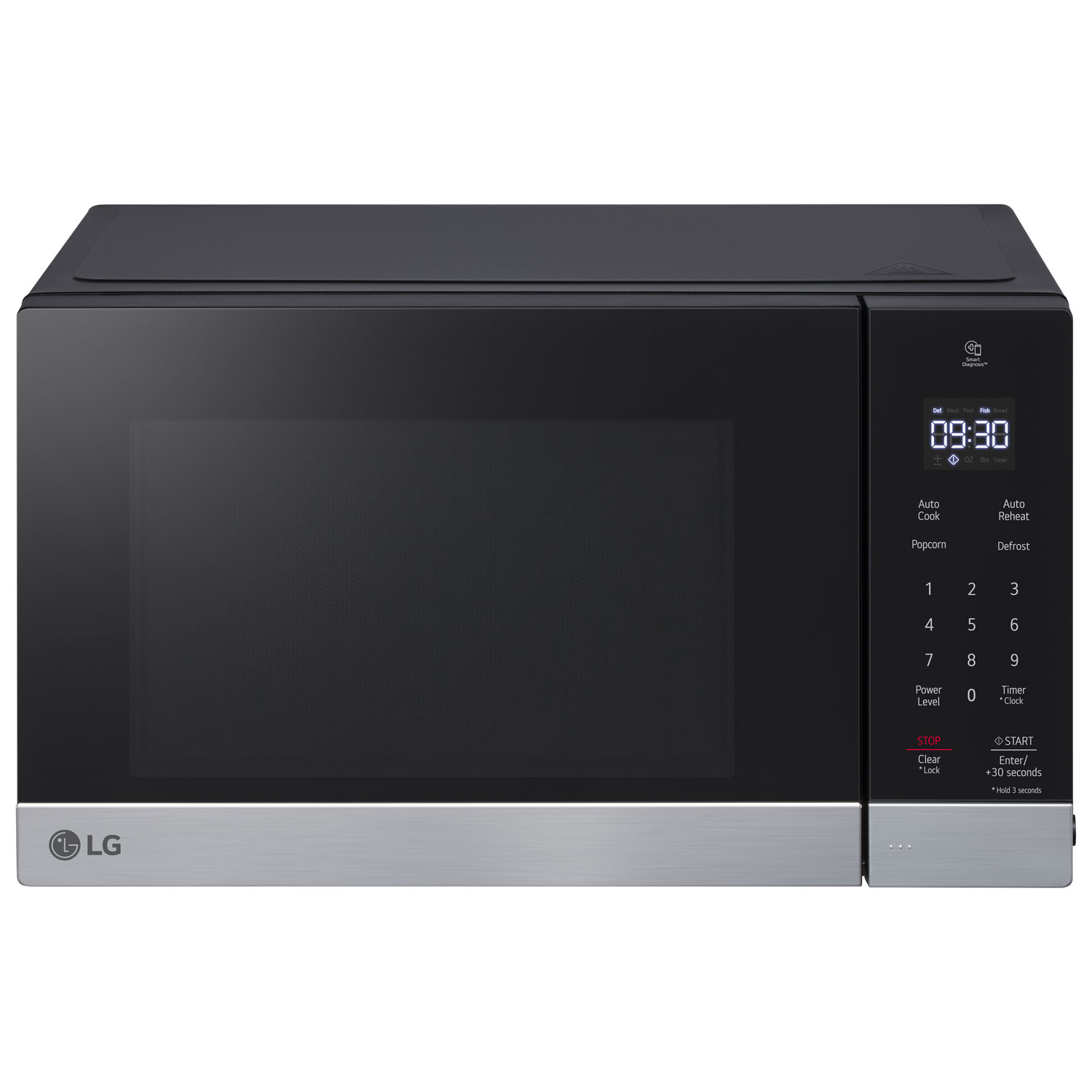 LG 0.9 Cu. Ft. Microwave with Smart Inverter - Stainless Steel