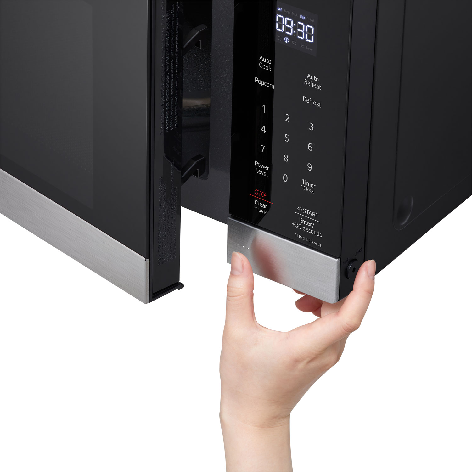 LG 0.9 Cu. Ft. Microwave with Smart Inverter - Stainless Steel