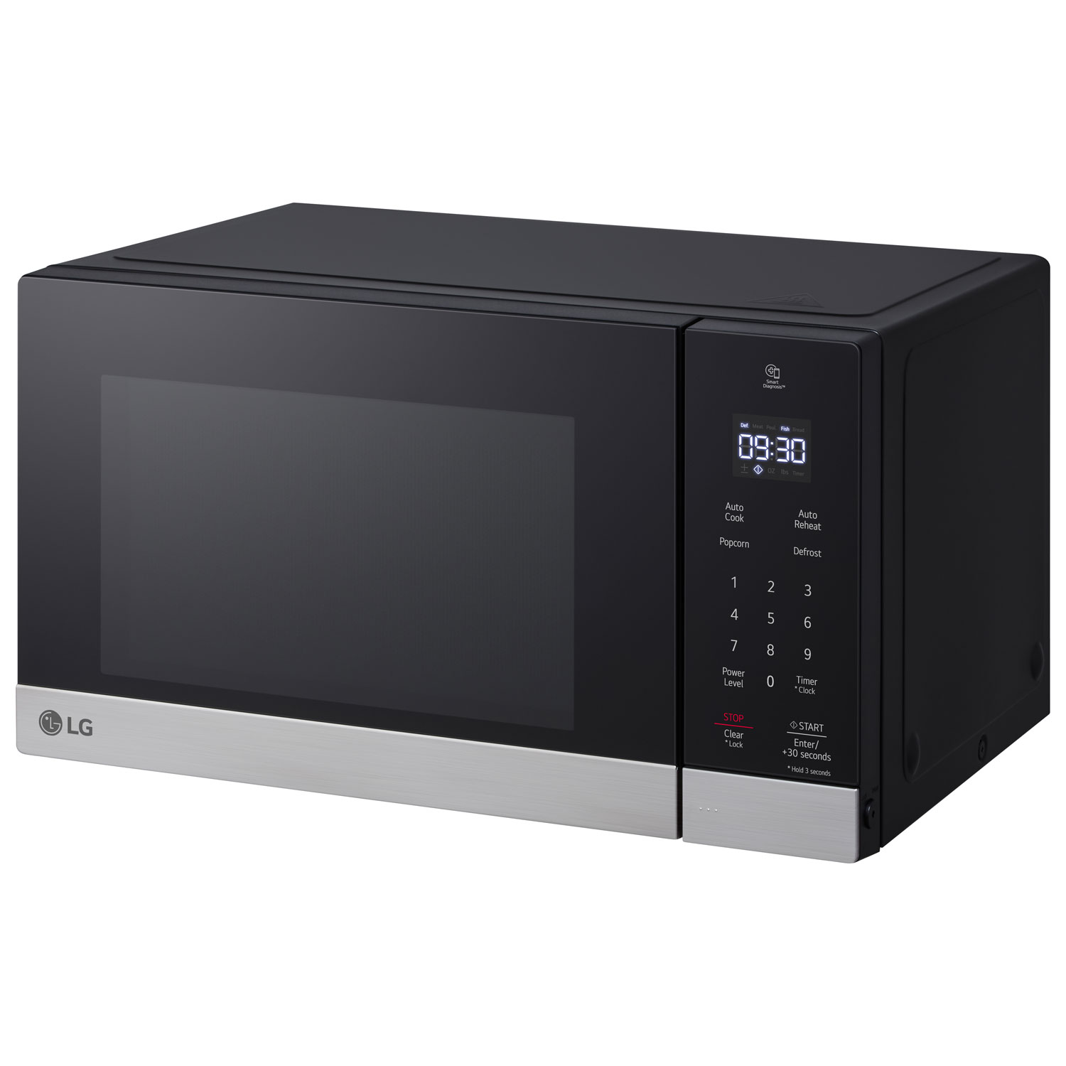 LG 0.9 Cu. Ft. Microwave with Smart Inverter - Stainless Steel
