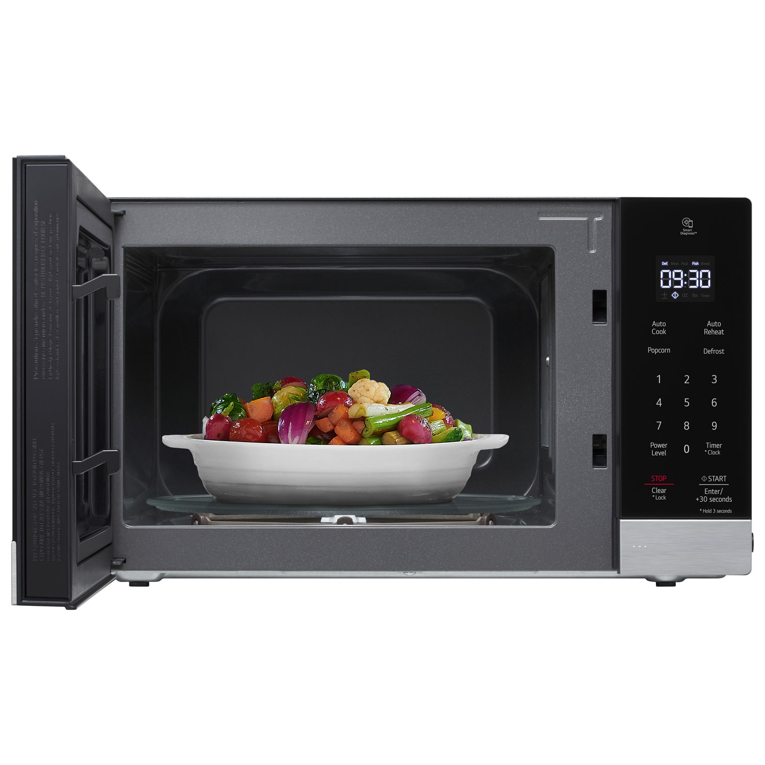 LG 0.9 Cu. Ft. Microwave with Smart Inverter - Stainless Steel