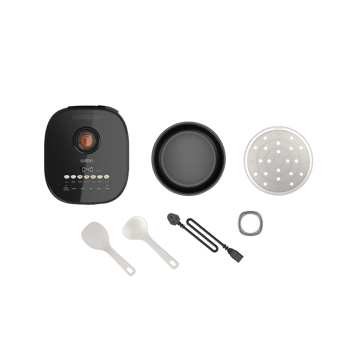 Cuiseur à riz multifonction de 12 tasses de Salton