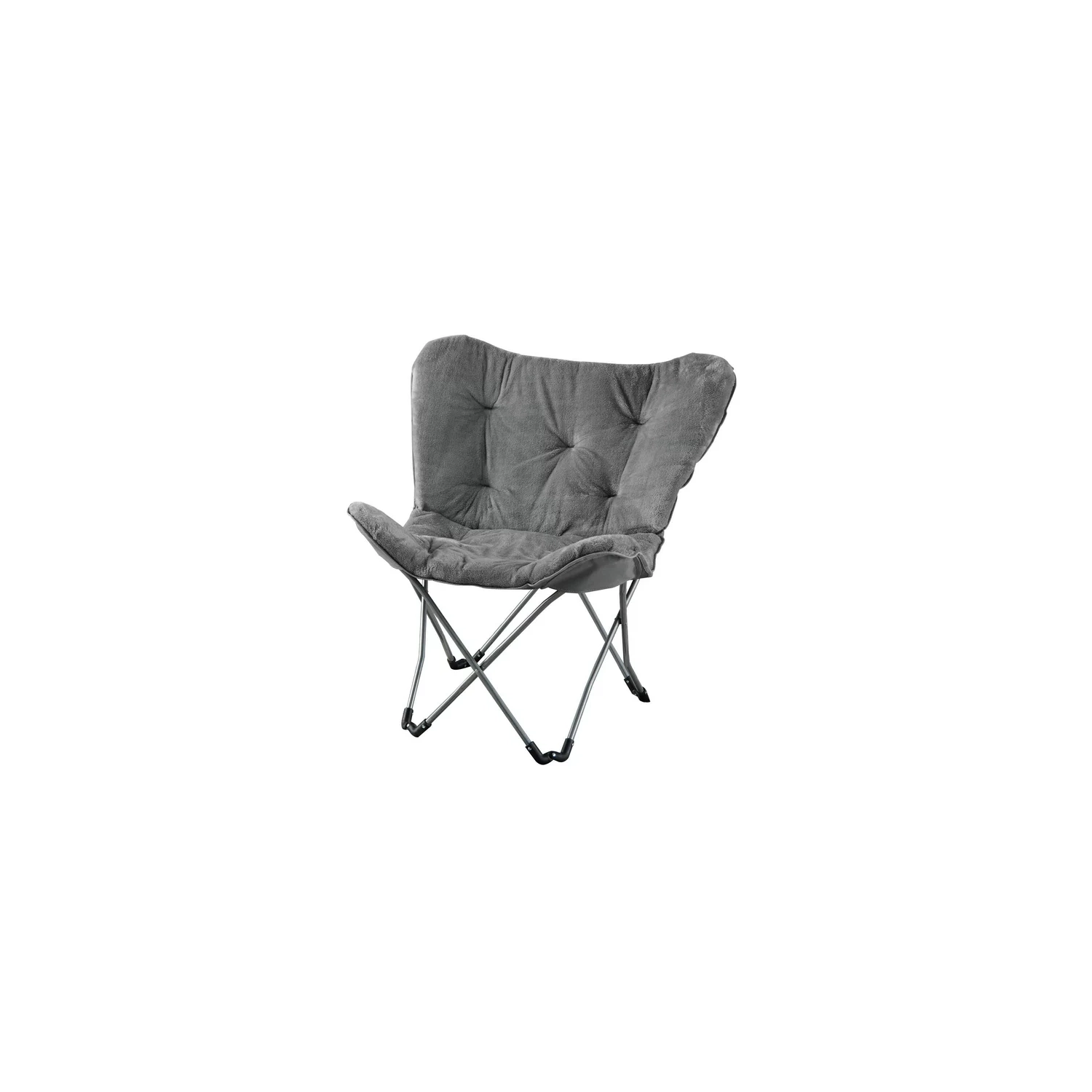 Mehiaz Outdoor Butterfly Folding Chair - Grey
