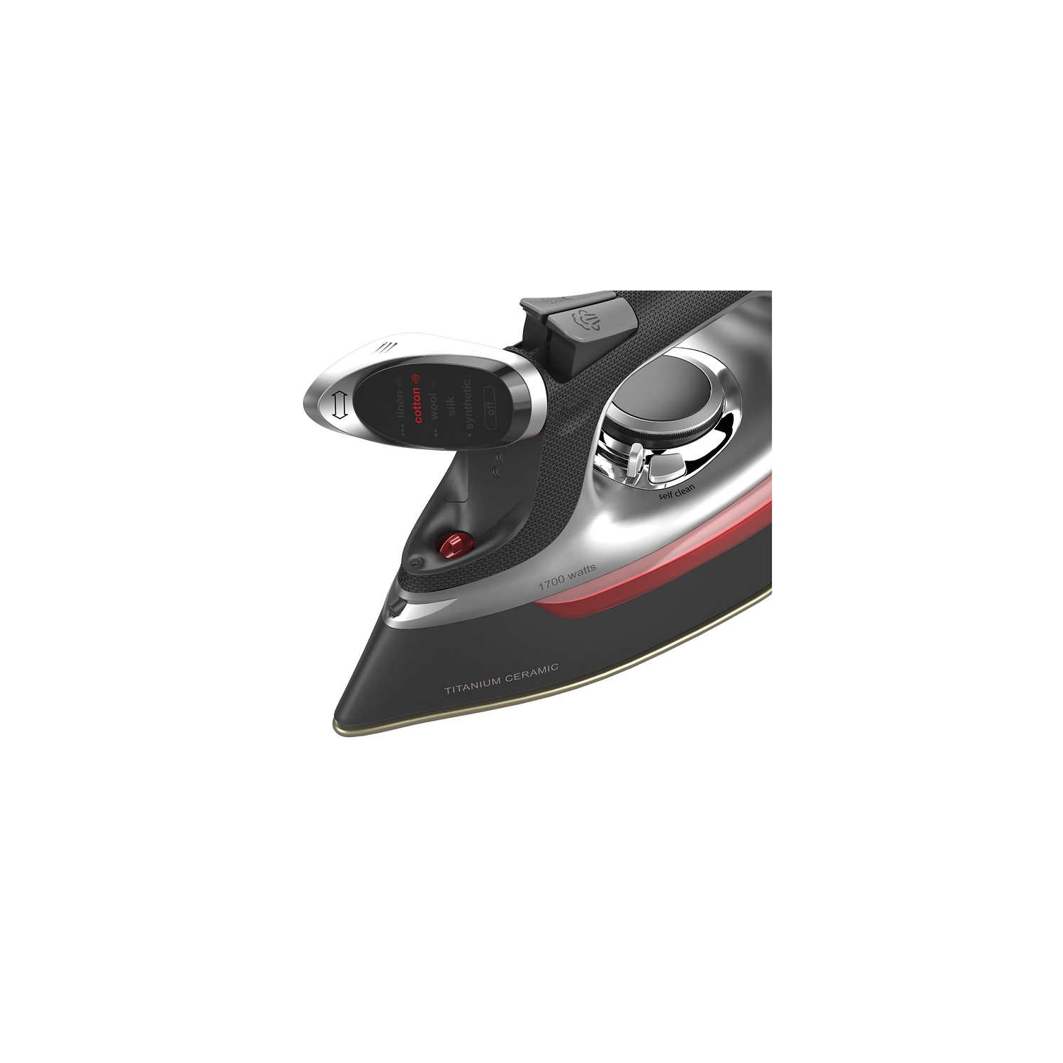 CHI Electronic Iron with Retractable Cord | Iron with Steamer