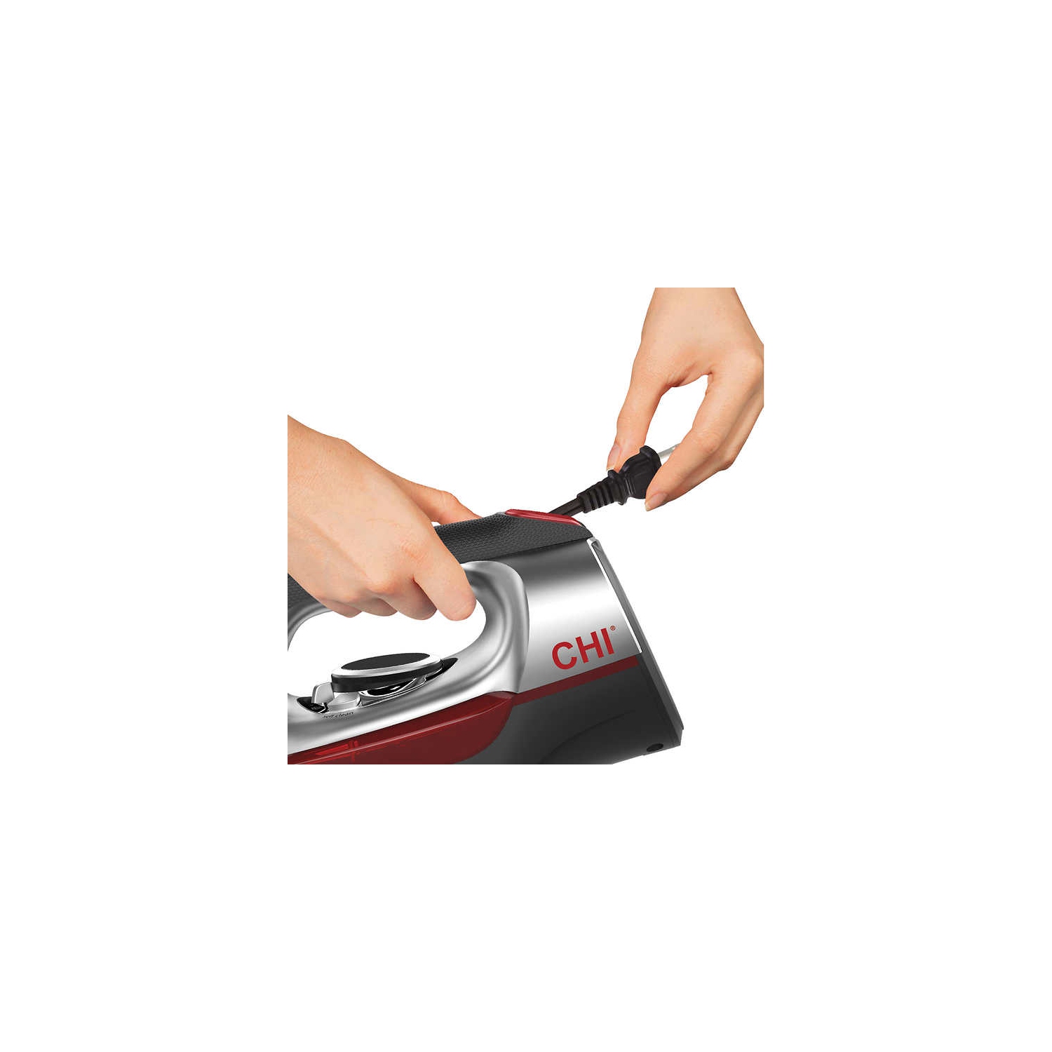 CHI Electronic Iron with Retractable Cord | Iron with Steamer