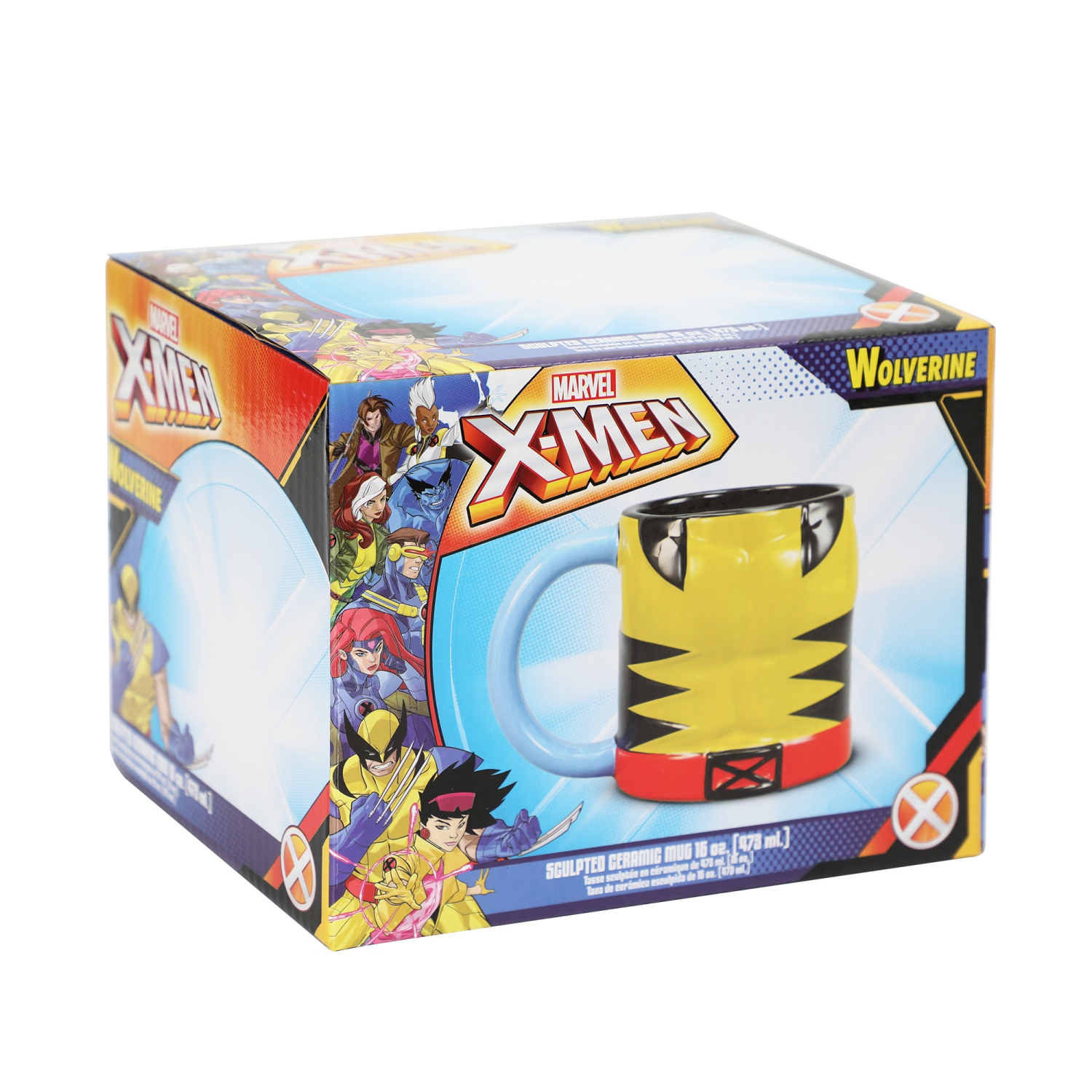Marvel X-Men – tasse en céramique sculptée Wolverine 16 oz