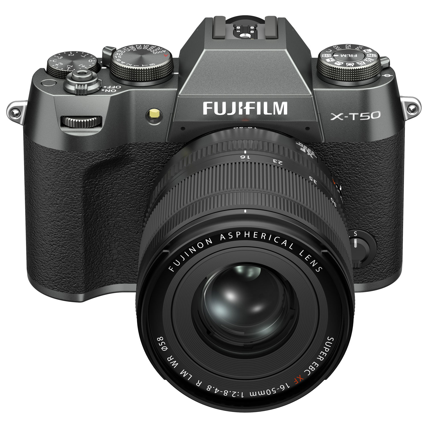 Fujifilm X-T50 Mirrorless Camera with 16-50mm Lens Kit - Charcoal Silver